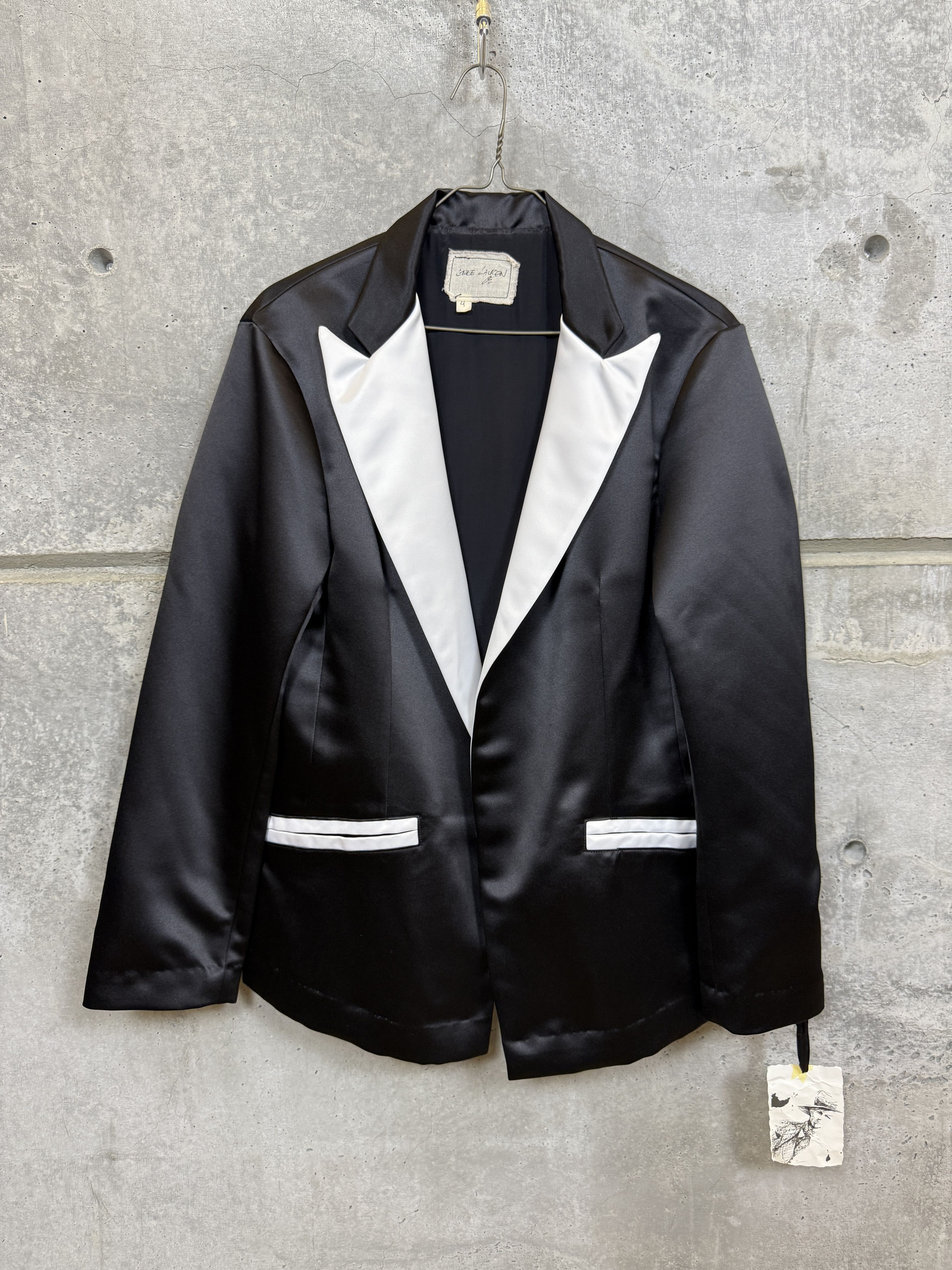 Greg Lauren Greg Lauren Satin Ollie Blazer Jacket Size US XL / EU 56 / 4 - 1 Thumbnail