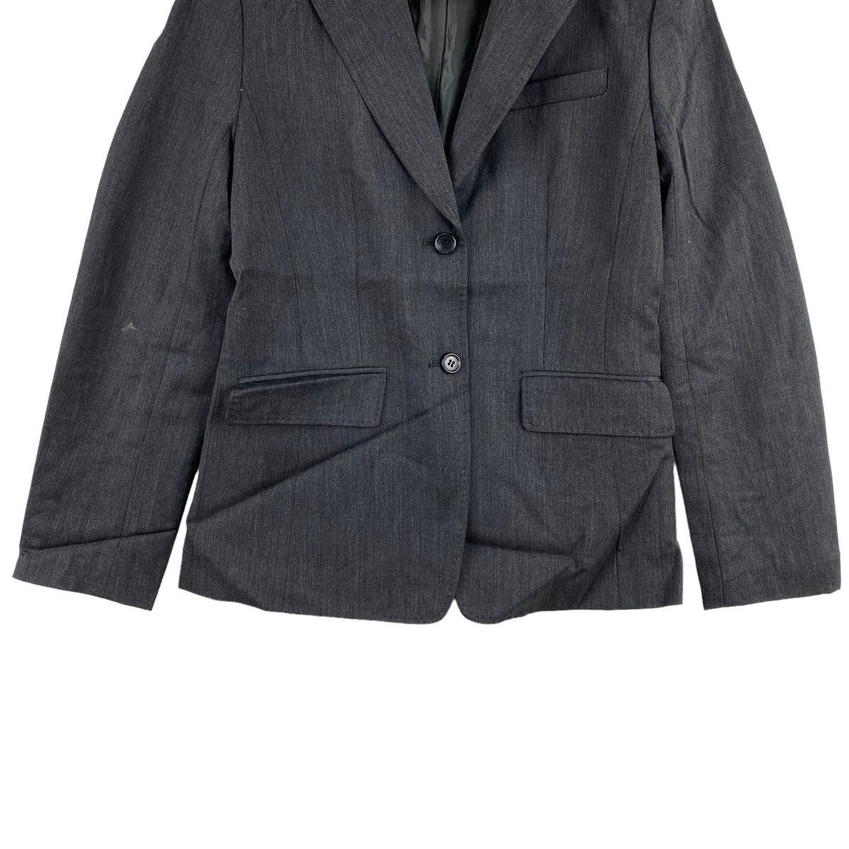 Comme Ca Ism COMME CA ISM Japanese Brand Plain Dark Grey Blazer Coat Size US S / EU 44-46 / 1 - 3 Thumbnail