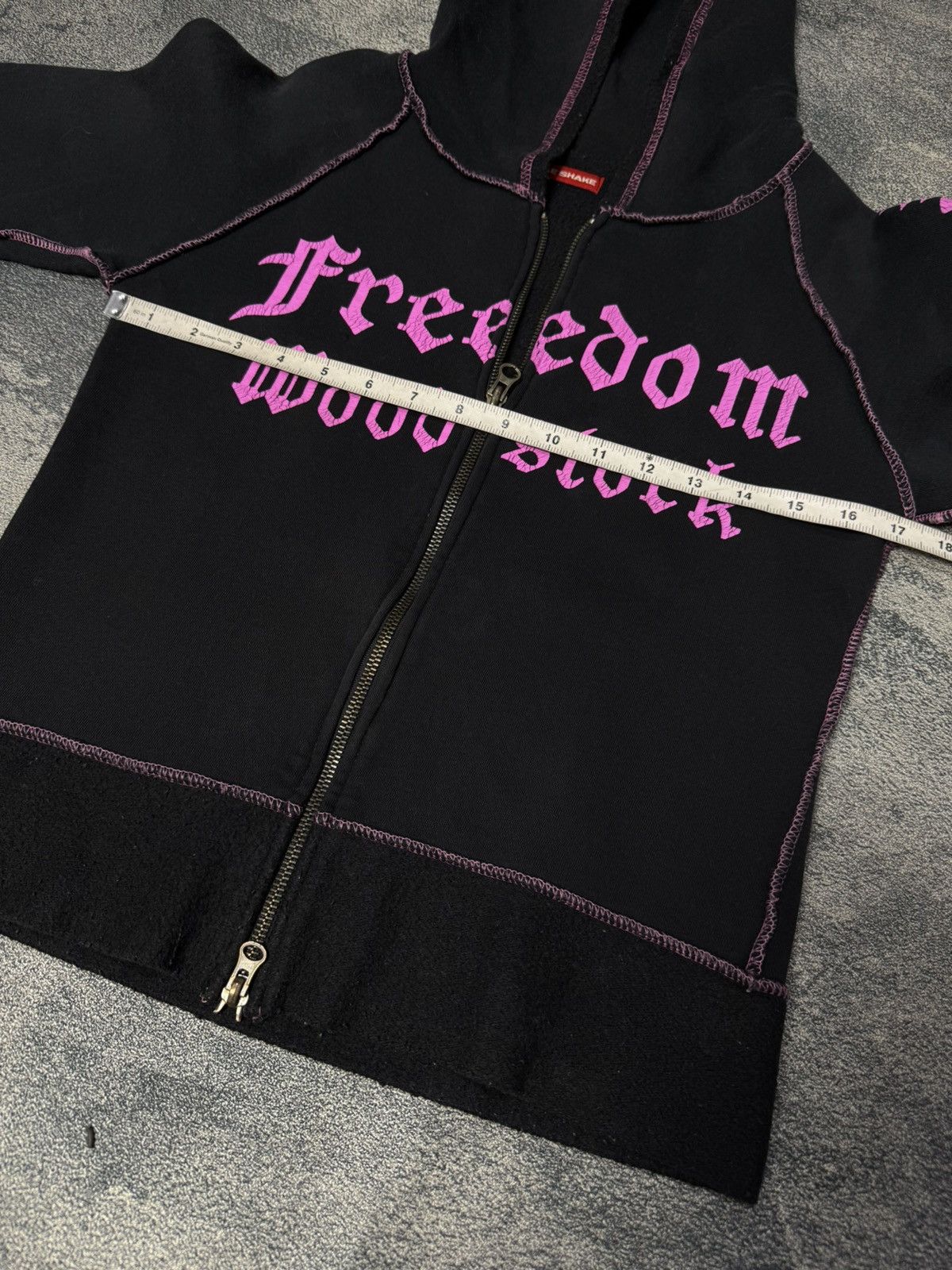 Japanese Brand Y2K Shake Shake Freeedom Wood Stock hoodie Size US S / EU 44-46 / 1 - 6 Thumbnail
