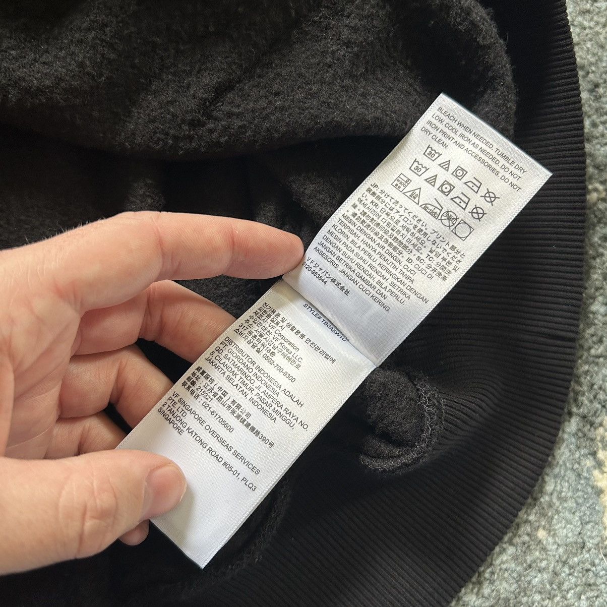 thisisneverthat TNT TiMBERLAND FADED HOODiE SWEATSHiRT ViNTAGE WASHED BLACK Size US L / EU 52-54 / 3 - 16 Thumbnail