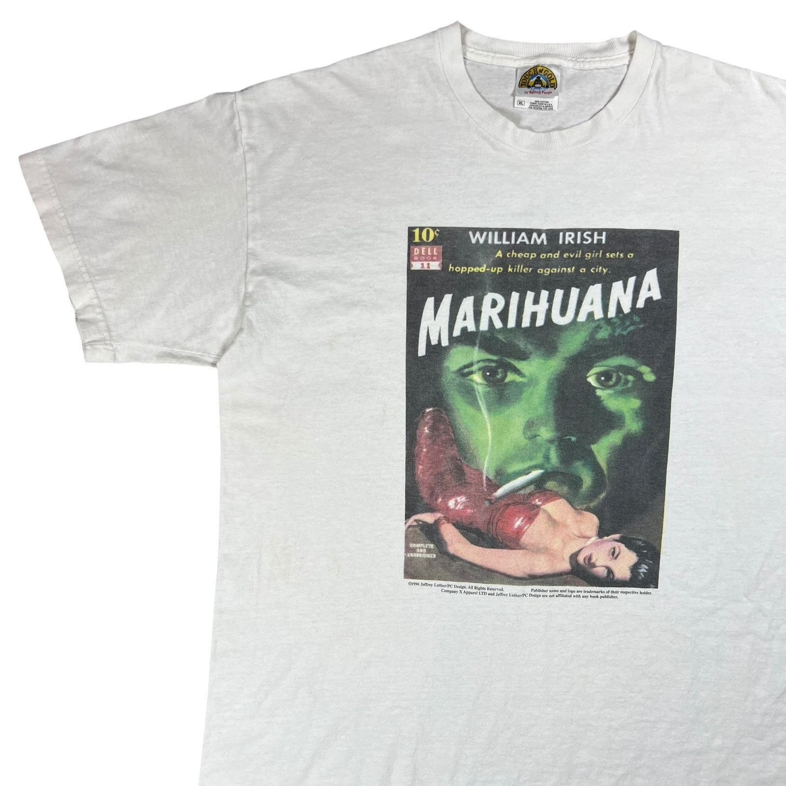 Vintage 1996 Marihuana William Irish Movie poster Reefer Madness tee Size US XL / EU 56 / 4 - 4 Thumbnail