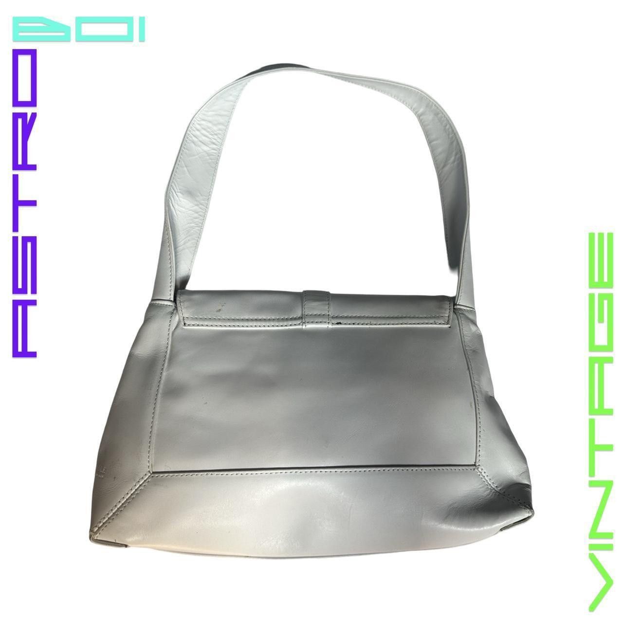 Kenneth Cole × Leather × Vintage VIntage Kenneth Cole White Leather Shoulder Bag Size ONE SIZE - 5 Thumbnail