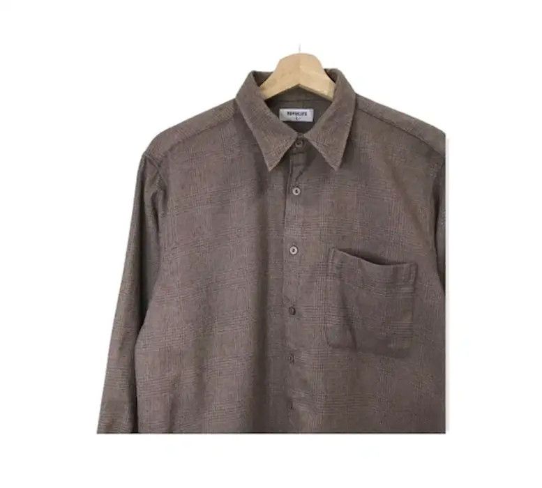 Flannel Yuyulife Plain Flannel Shirt Size US L / EU 52-54 / 3 - 3 Thumbnail