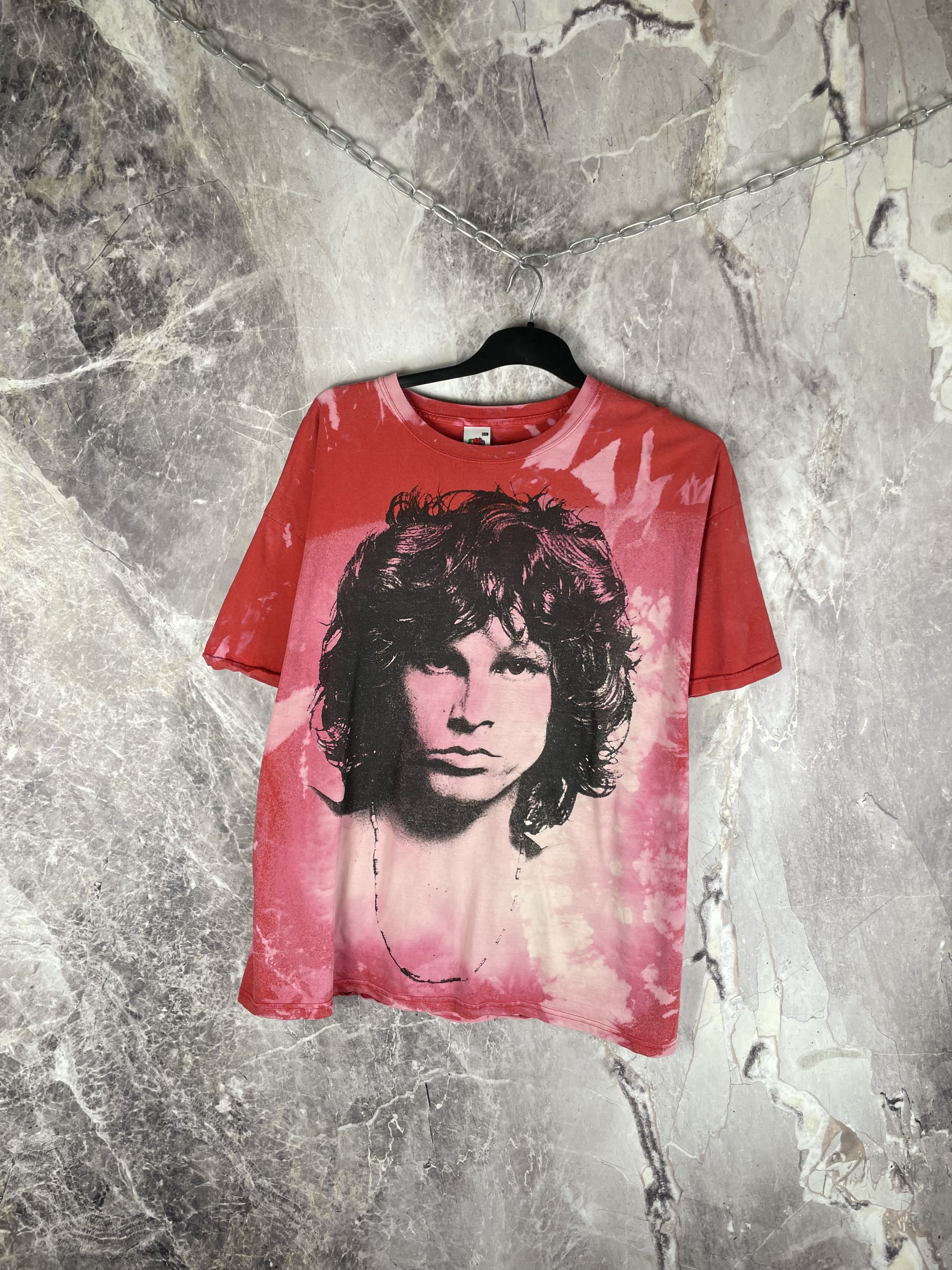 Band Tees Vintage Jim Morrison The Doors Photo Face T shirt RARE Size US XXL / EU 58 / 5 - 2 Thumbnail