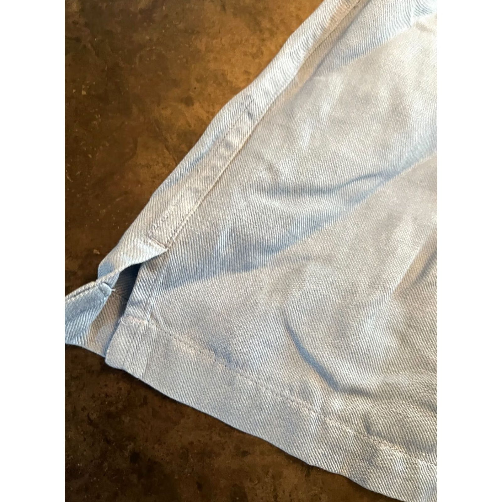 BUGATCHI BUGATCHI SHIRT SZ L BLUE BUTTON UP COLLARED SILK LINEN Size US L / EU 52-54 / 3 - 3 Thumbnail