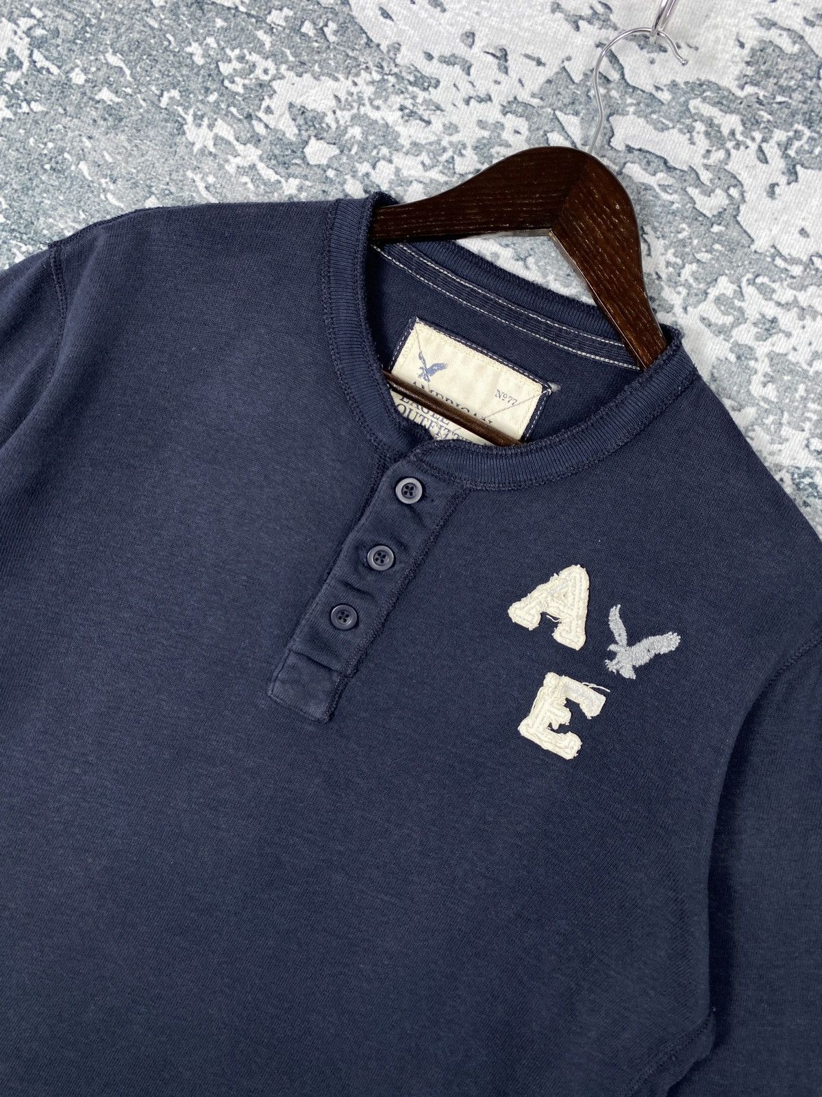 American Eagle Outfitters Vintage American Eagle Outfitters Half Button Sweatshirts Size US L / EU 52-54 / 3 - 2 Thumbnail