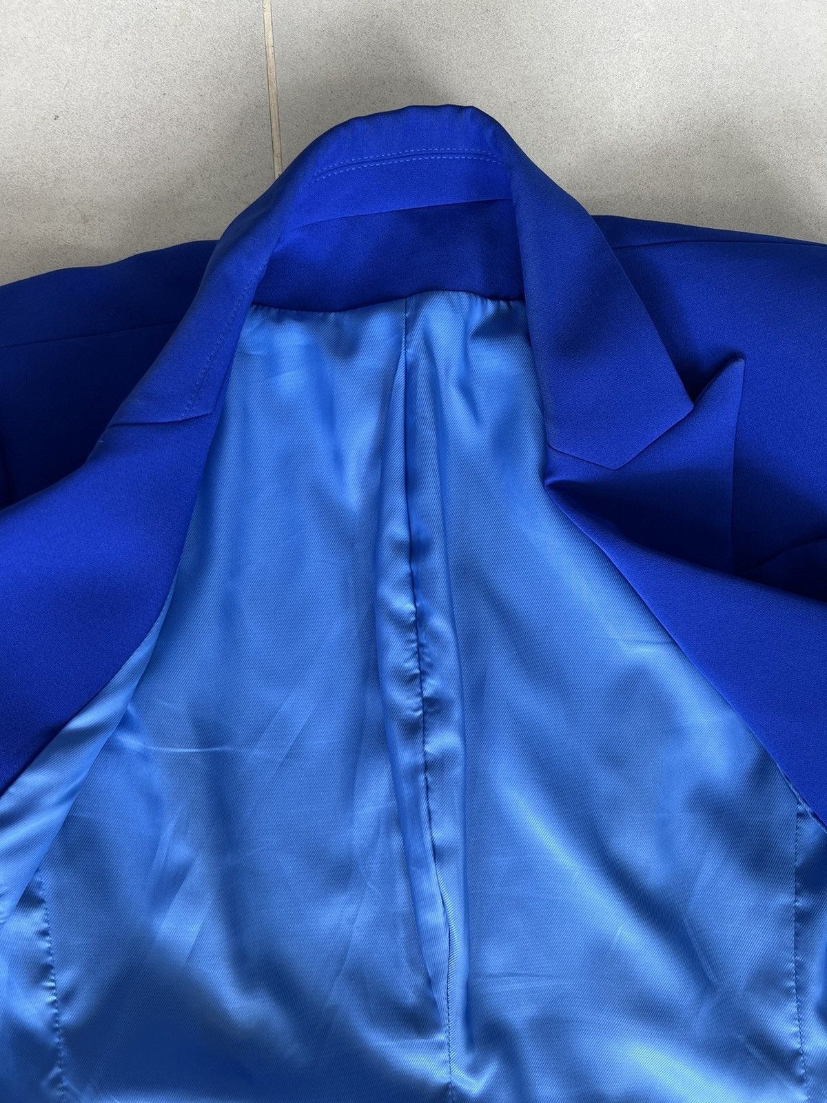 Other Elegant Women Designer Spring Blue Casual Blazer Size L / US 10 / IT 46 - 8 Thumbnail
