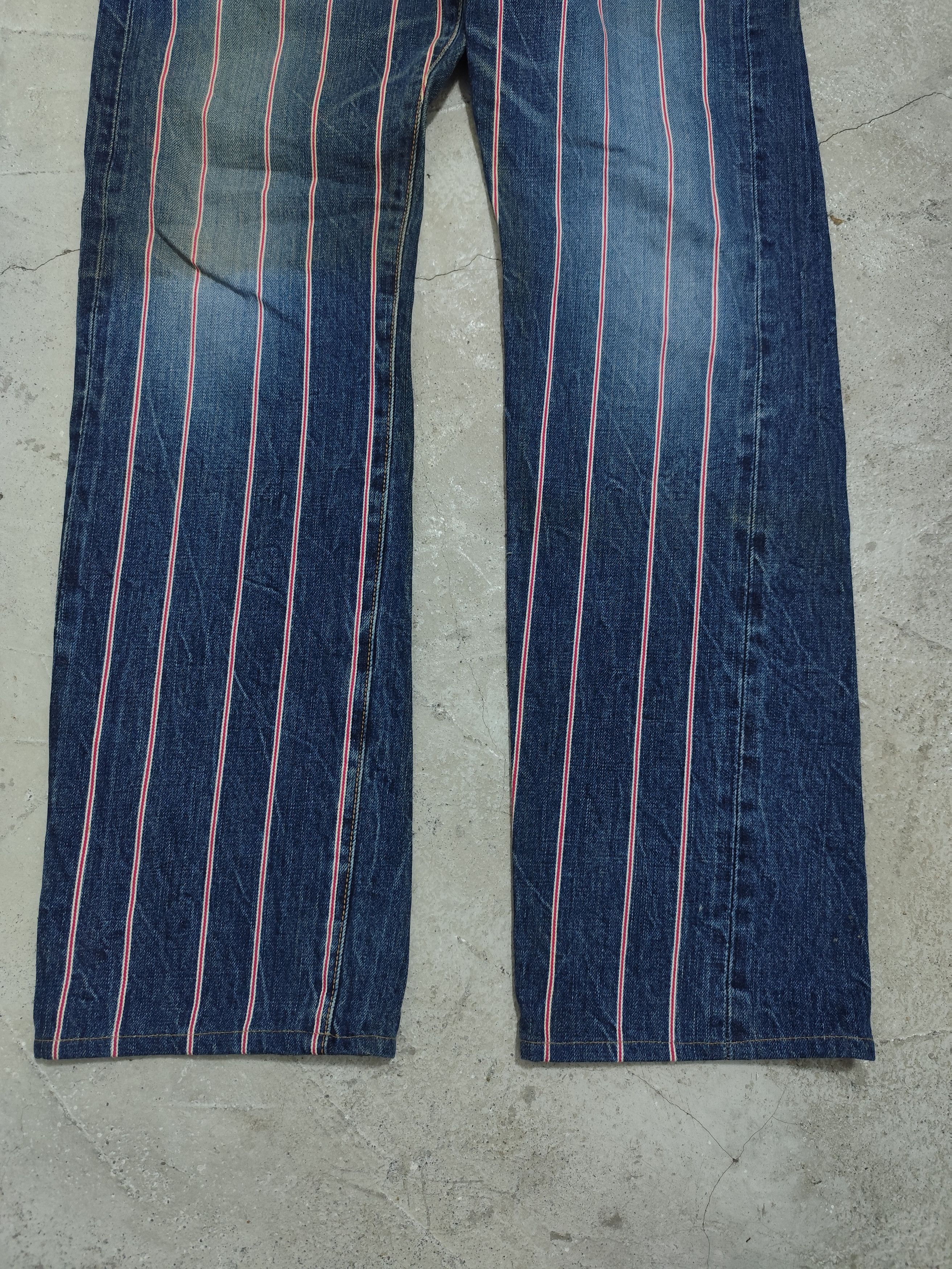 Edwin Vintage Edwin 13oz selvage if six was nine style distressed Size US 29 - 9 Thumbnail