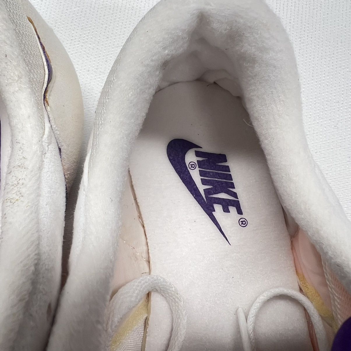 Nike × Vintage VTG New Nike Zoom Waffle White Purple Track Sneaker 941202 Size US 9 / EU 42 - 9 Thumbnail