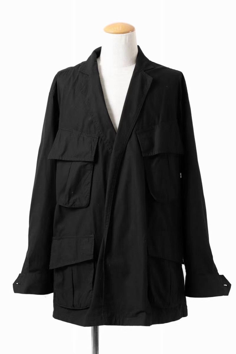 Facetasm Black Utility Jacket with Multiple Pockets XL Size US XL / EU 56 / 4 - 1 Thumbnail