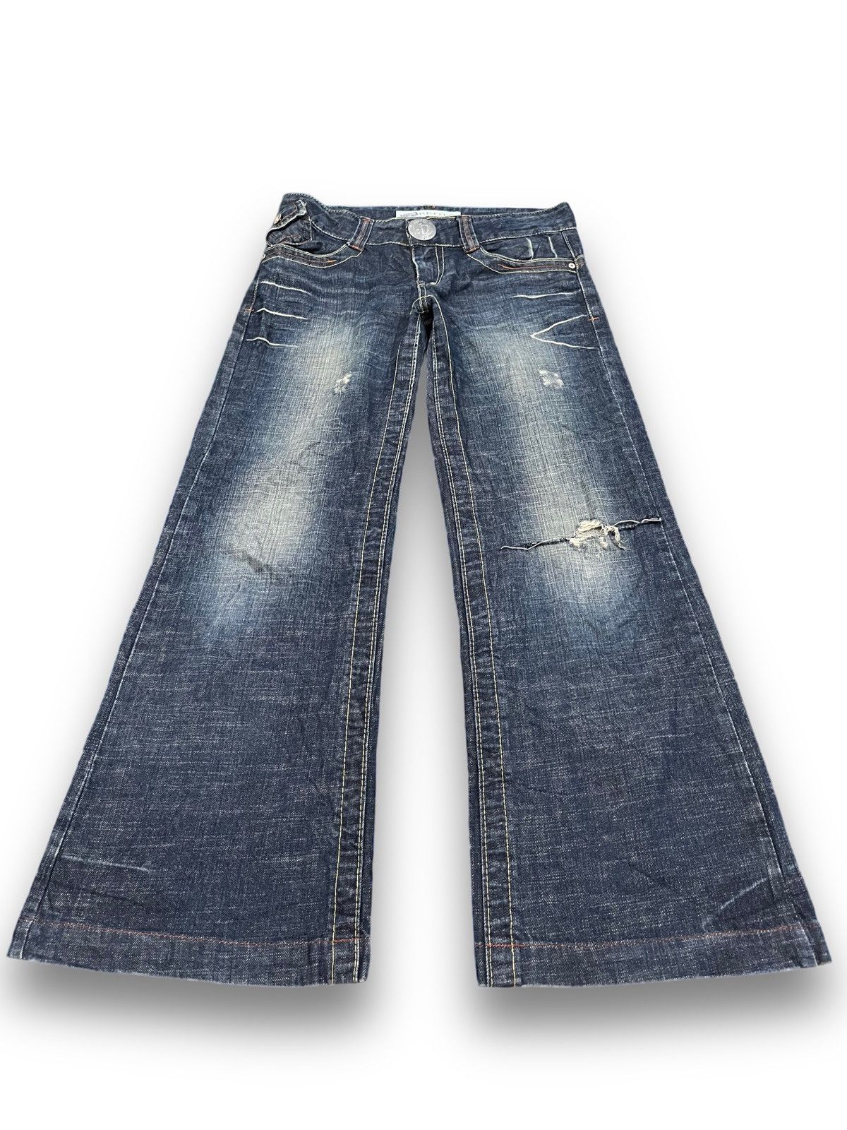 Ed Hardy Vintage Red Pepper Bell Bottom Flare Denim Size US 32 / EU 48 - 1 Thumbnail