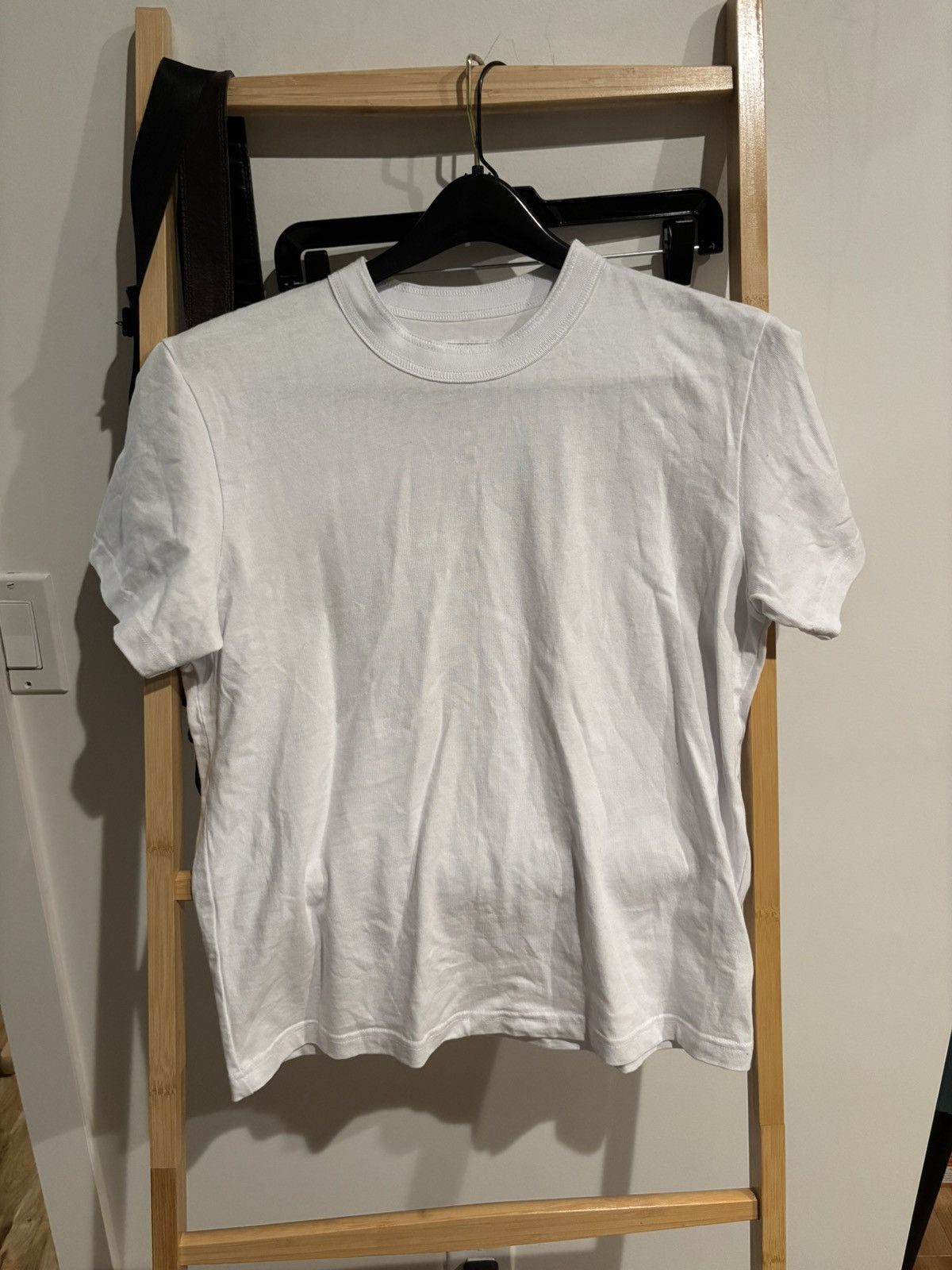Sacai “THE t-shirt” short sleeve white tee Size US M / EU 48-50 / 2 - 1 Thumbnail