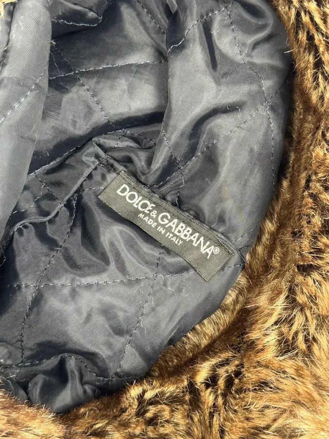 Dolce & Gabbana 2000s Dolce & Gabbana Fur Chapka Hat Size ONE SIZE - 10 Thumbnail