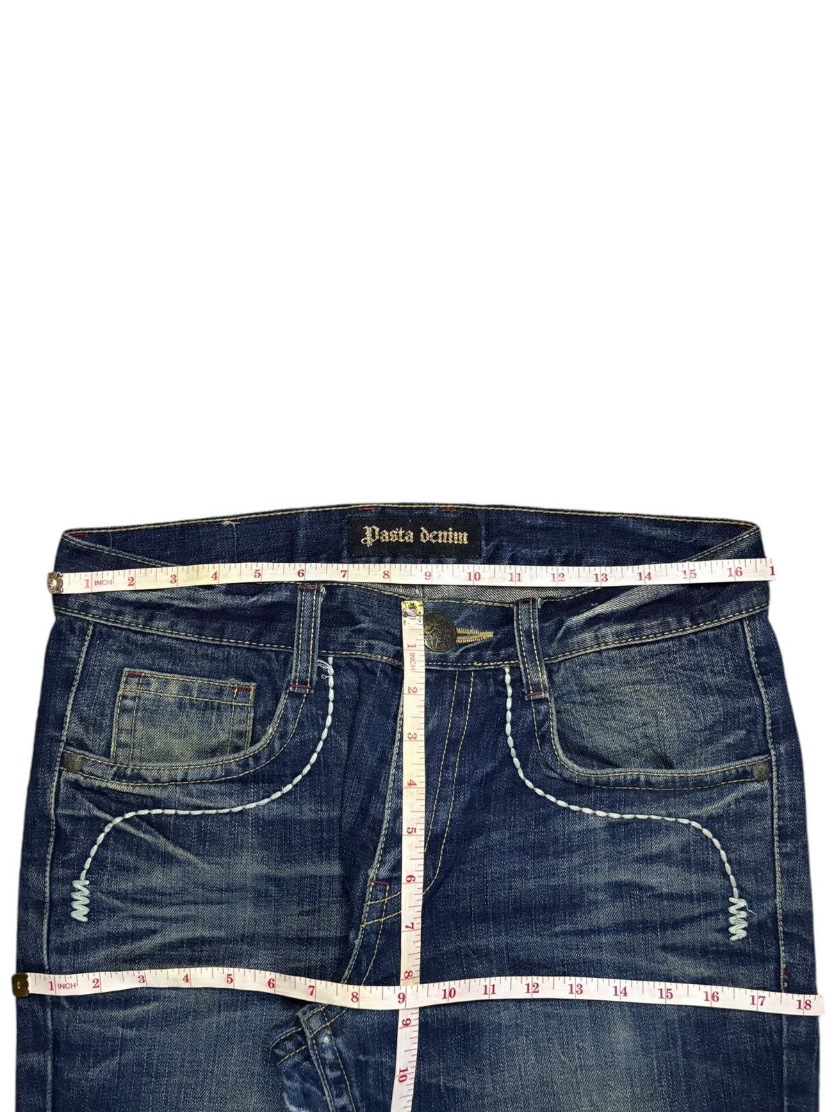 Japanese Brand Vintage Japanese Brand Mud Wash Baggy Jeans Size US 33 - 12 Thumbnail