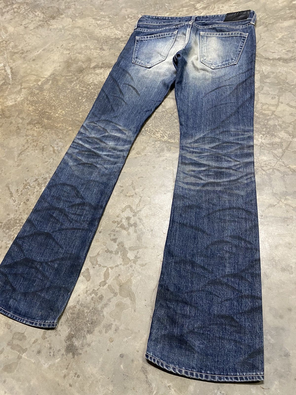 Japanese Brand × Murder License Flare Jeans Japan Murder License Black Oil Claws Size US 31 - 12 Thumbnail