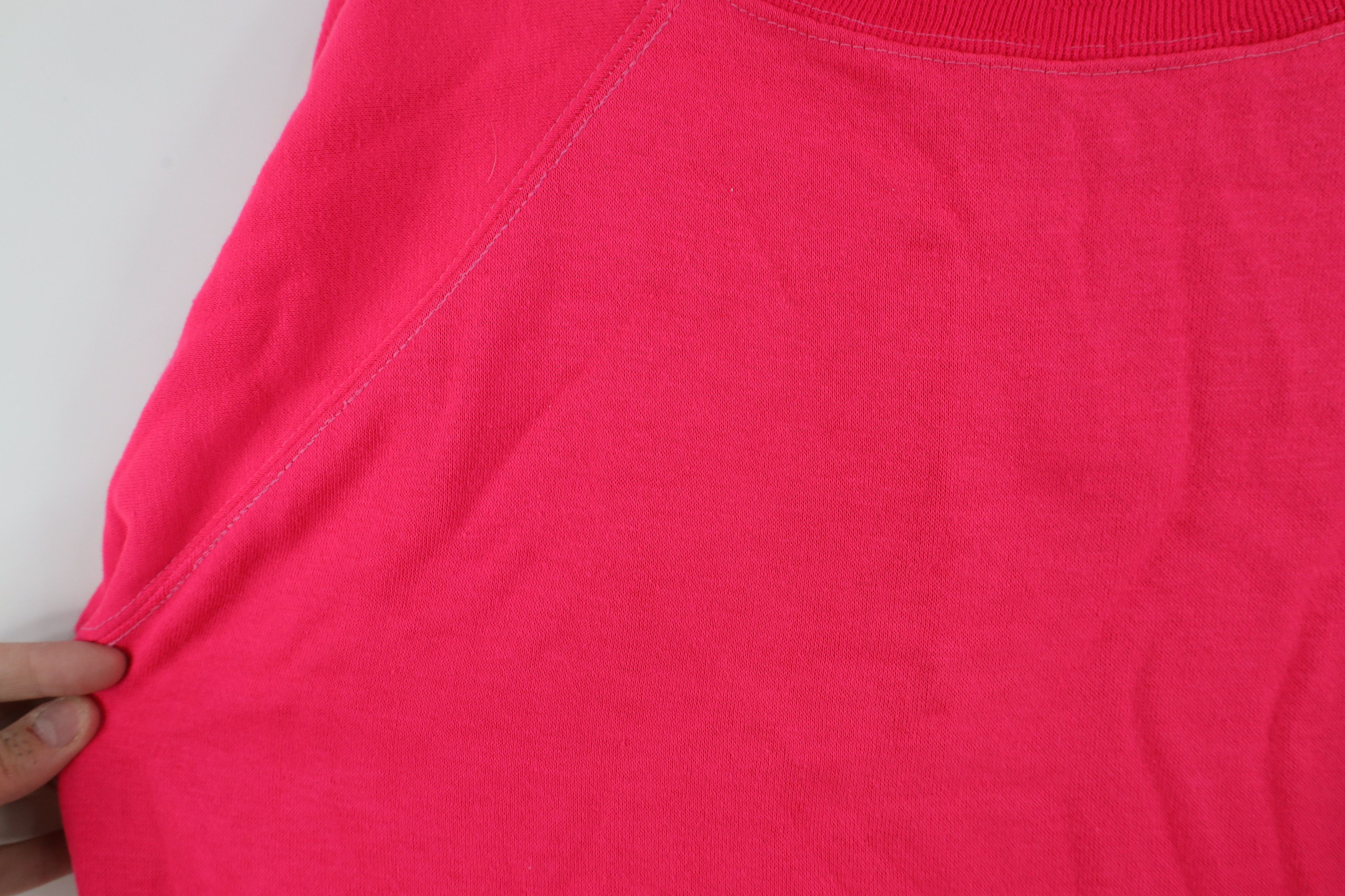 Vintage Vintage 60s 70s Streetwear Crewneck Sweatshirt Pink USA Size M / US 6-8 / IT 42-44 - 5 Thumbnail