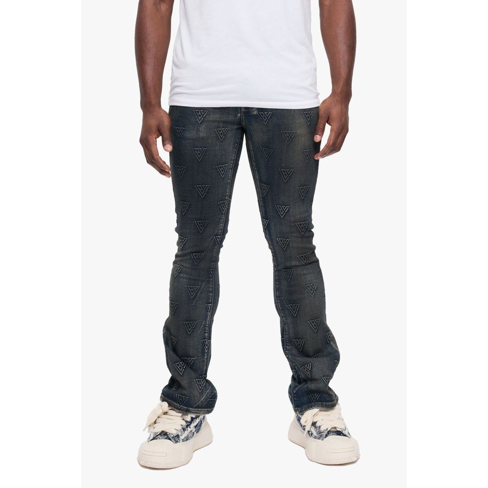 Valabasas Valabasas Tagged Stacked Denim Flare In Dirty Vintage 32 Size US 32 / EU 48 - 4 Thumbnail