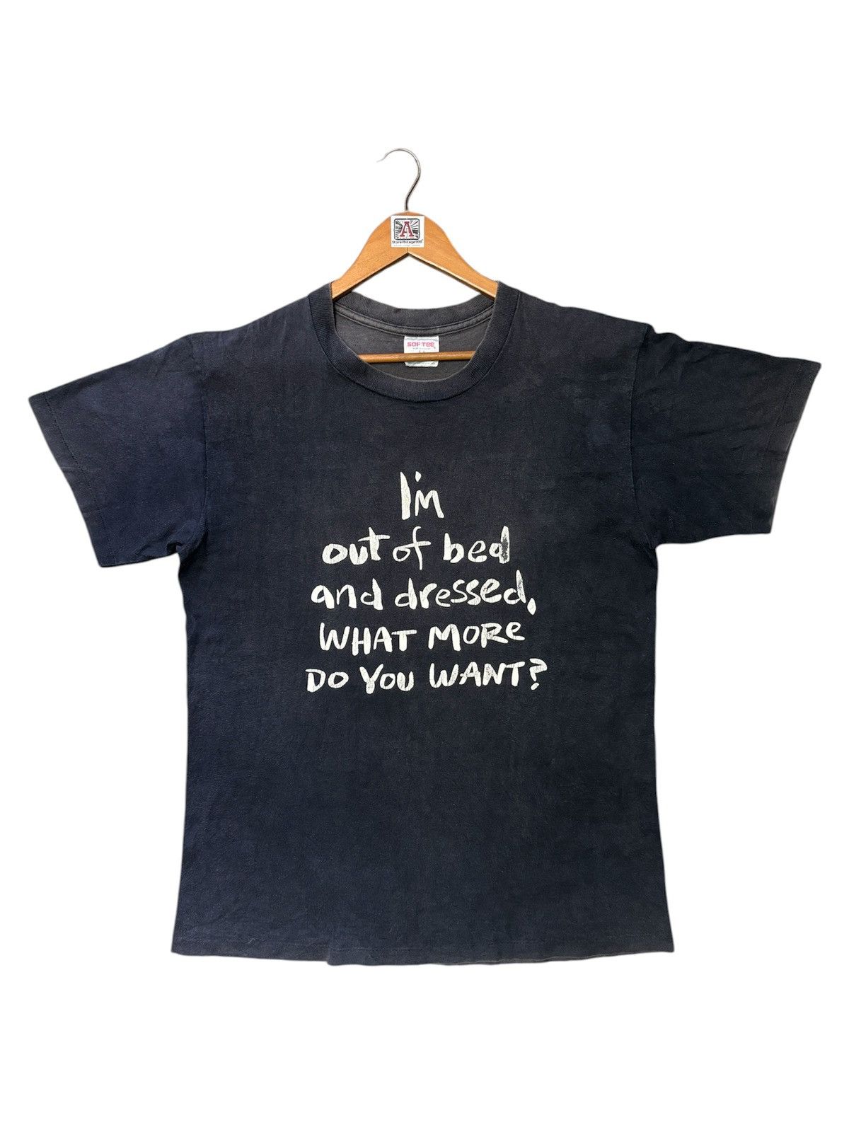Vintage ‼️RARE‼️VINTAGE “I’M OUT OF BED AND DRESSED” TSHIRT TEE💥 Size US L / EU 52-54 / 3 - 1 Thumbnail