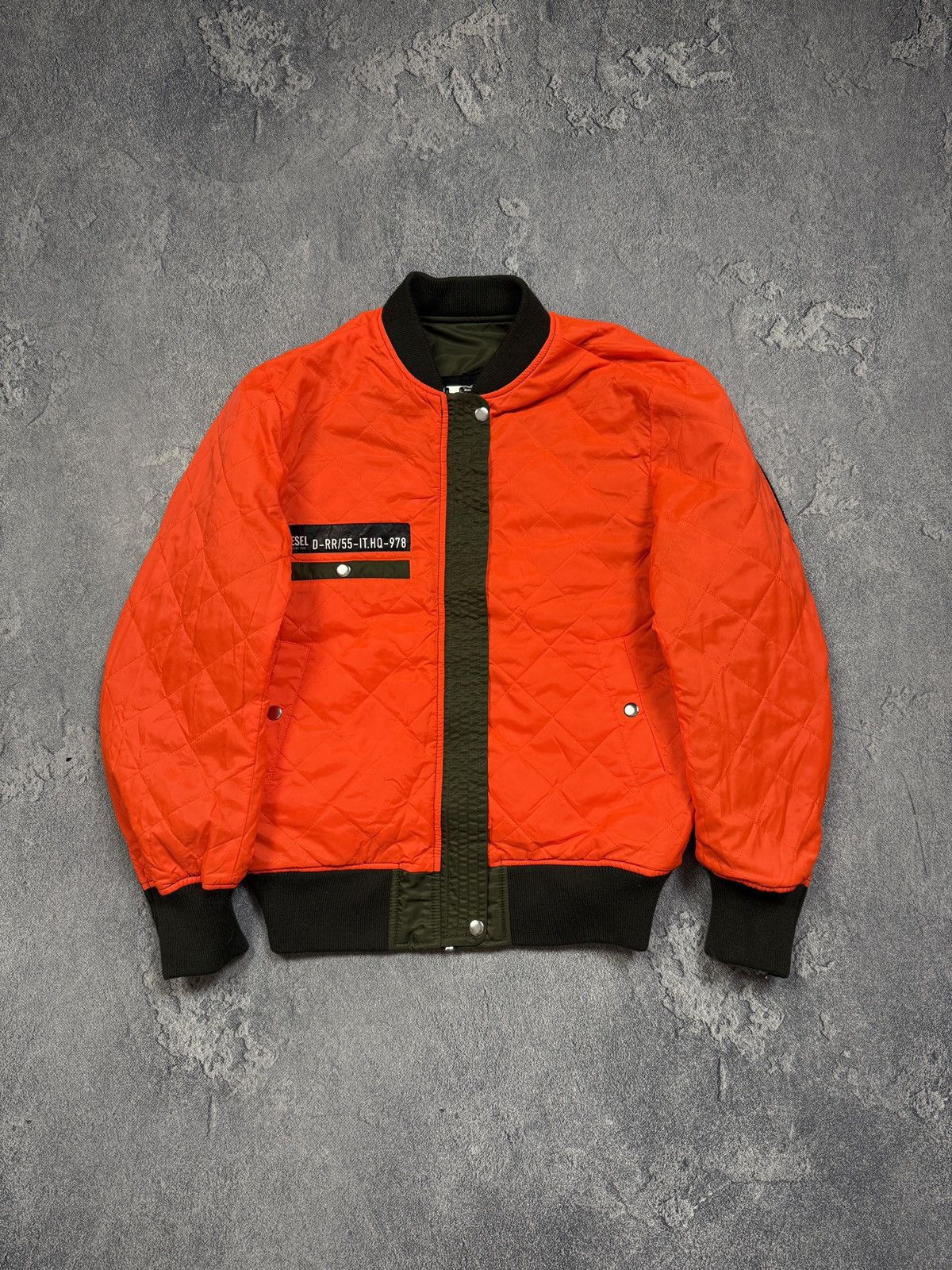 Diesel y2k Diesel Reversible Nylon Bomber Aviation Jacket Size US S / EU 44-46 / 1 - 9 Thumbnail