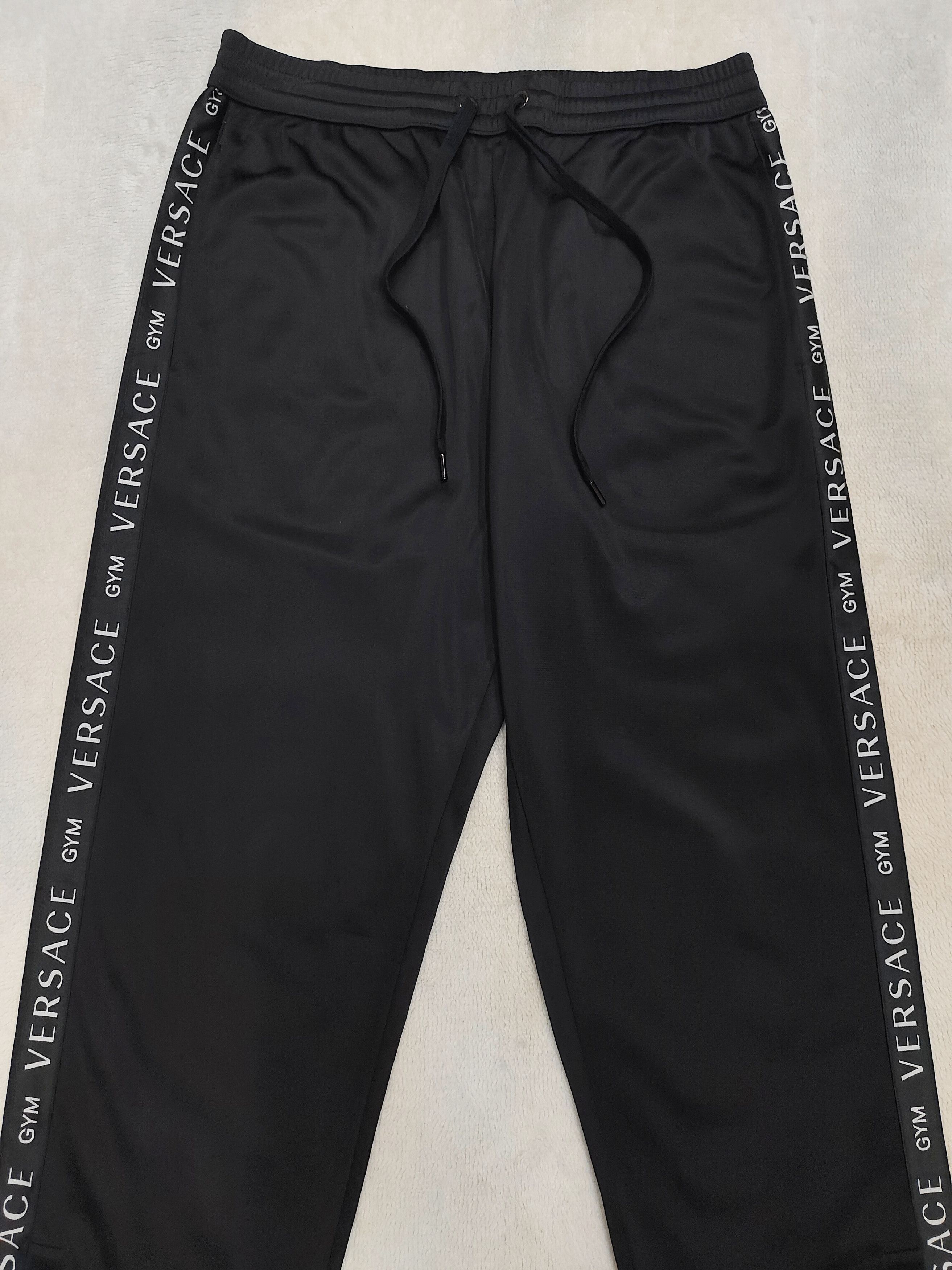 Versace Versace Gym-Logo Side Striped Snap Tapped Track Pants Size US 30 / EU 46 - 2 Thumbnail