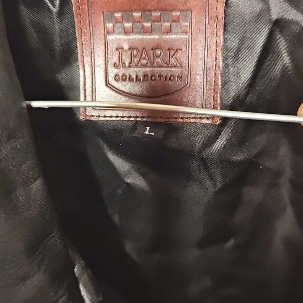 The Unbranded Brand J. Park Collection Black Geniune 100% Lamb Leather Jacket L Size US L / EU 52-54 / 3 - 3 Thumbnail