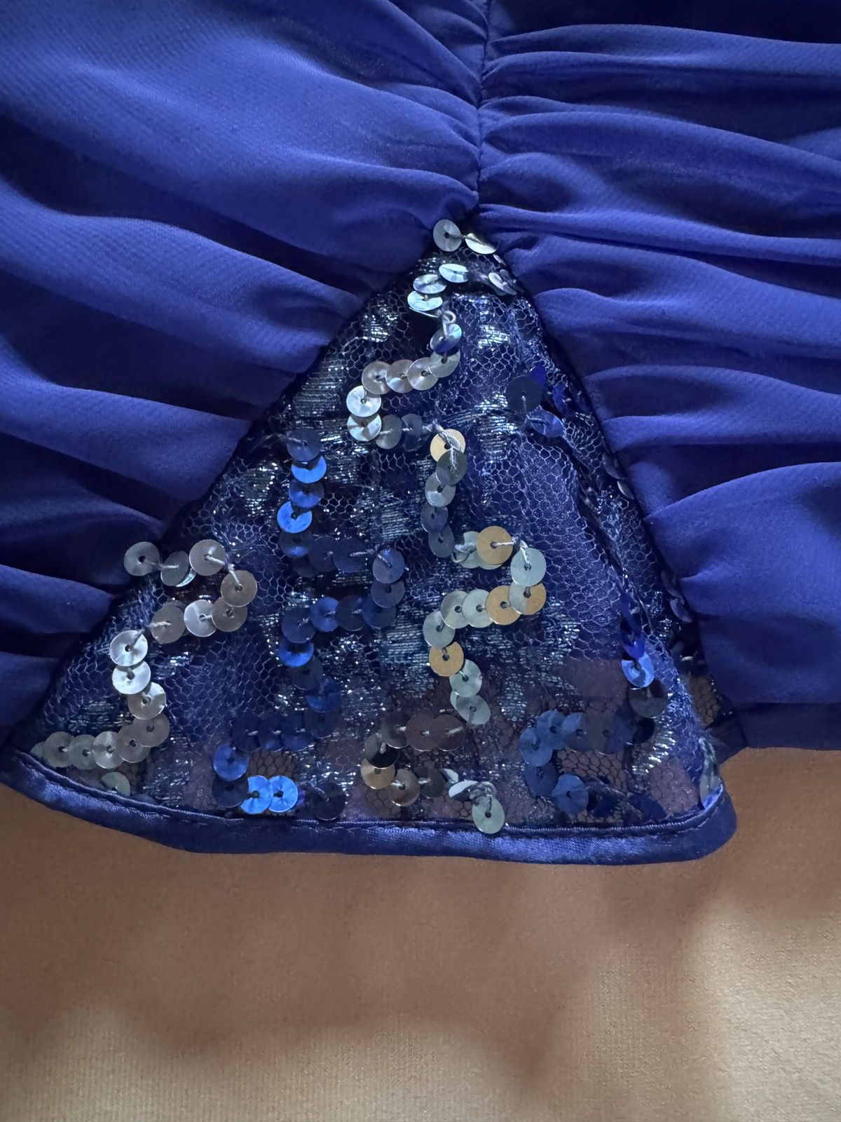 Designer × Vintage Unique Cocktail Hoffmann vintage top corset sequins Size XL / US 12-14 / IT 48-50 - 7 Thumbnail