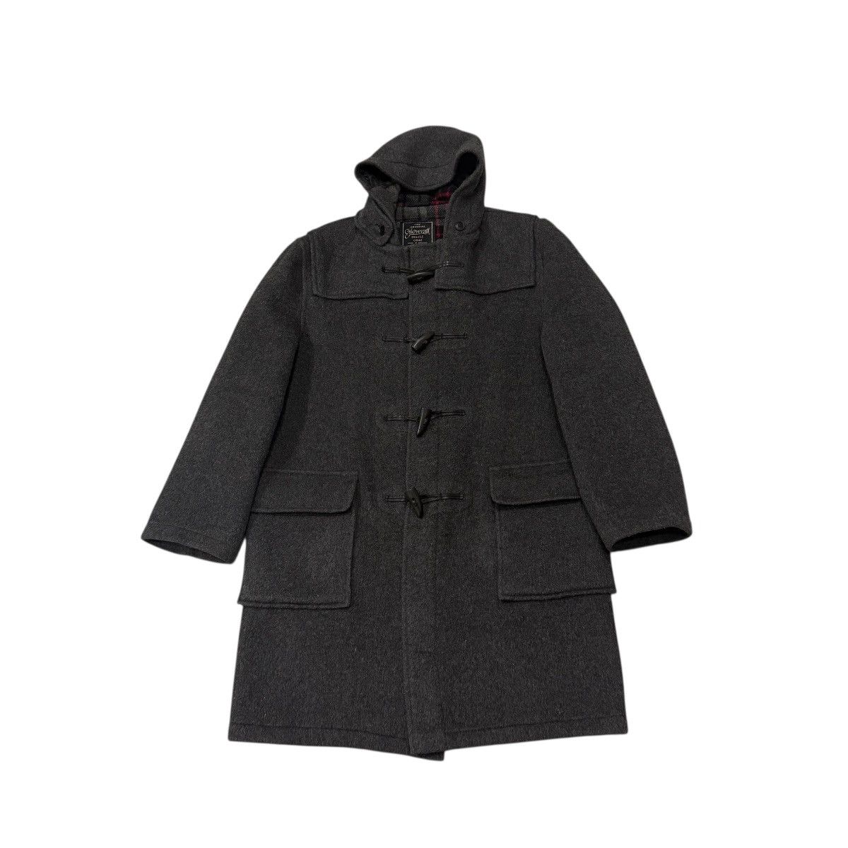 Gloverall Vintage Original Gloverall England Wool Duffle Coat Jacket Size US M / EU 48-50 / 2 - 2 Thumbnail