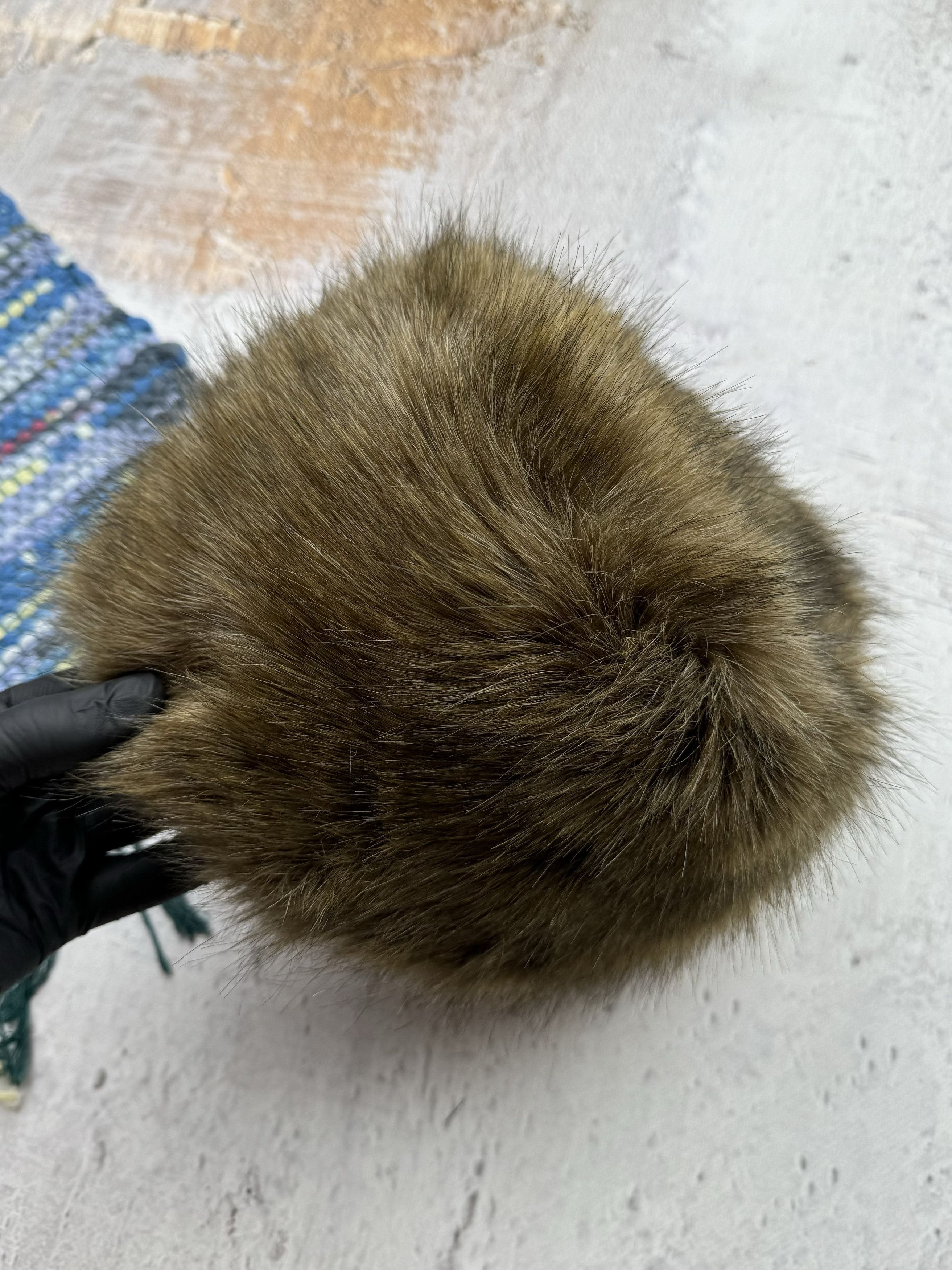 Vintage Vintage Faux Fur Hat A731(357) Size ONE SIZE - 2 Thumbnail