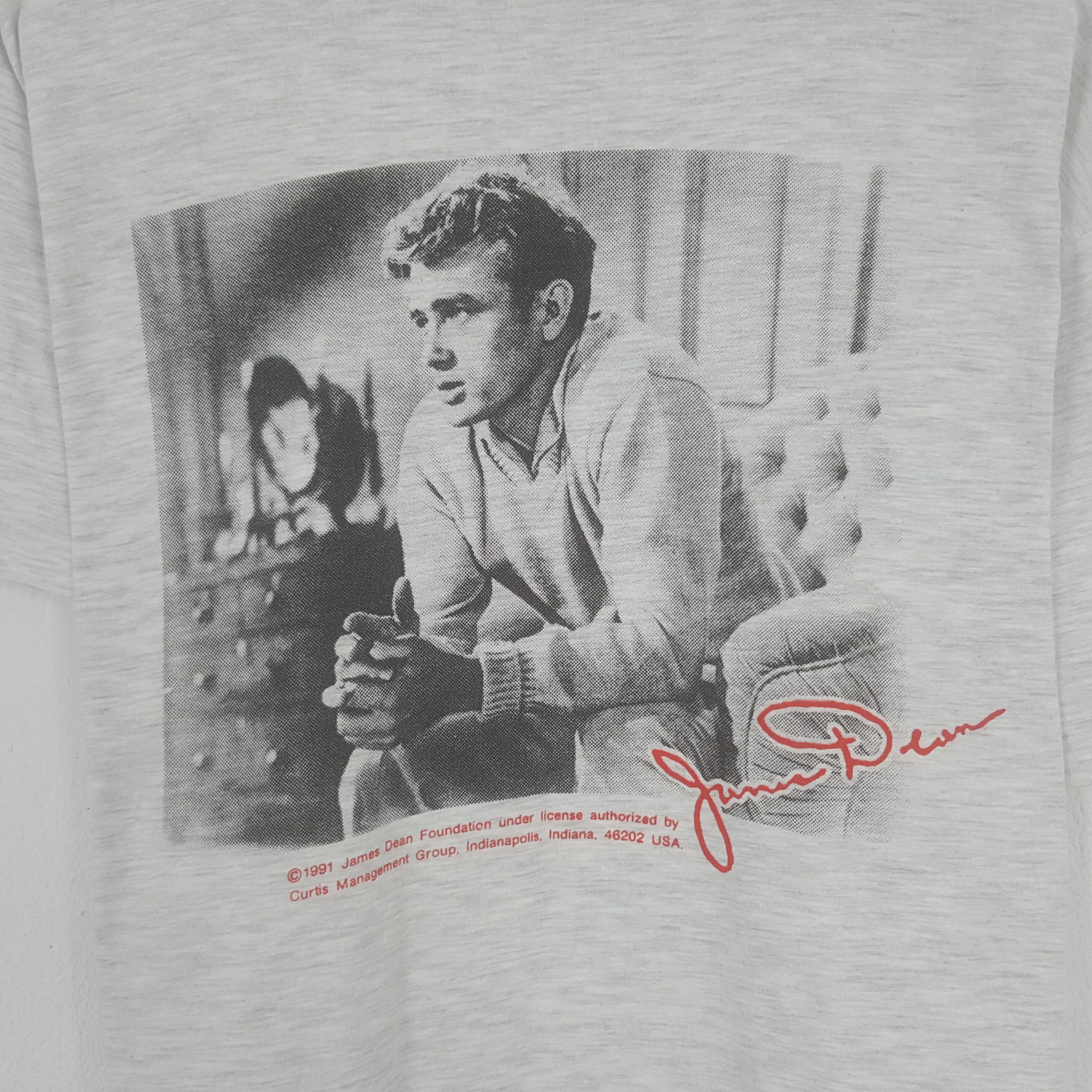 Band Tees × Vintage Vintage James Dean Tshirt Size US M / EU 48-50 / 2 - 2 Thumbnail