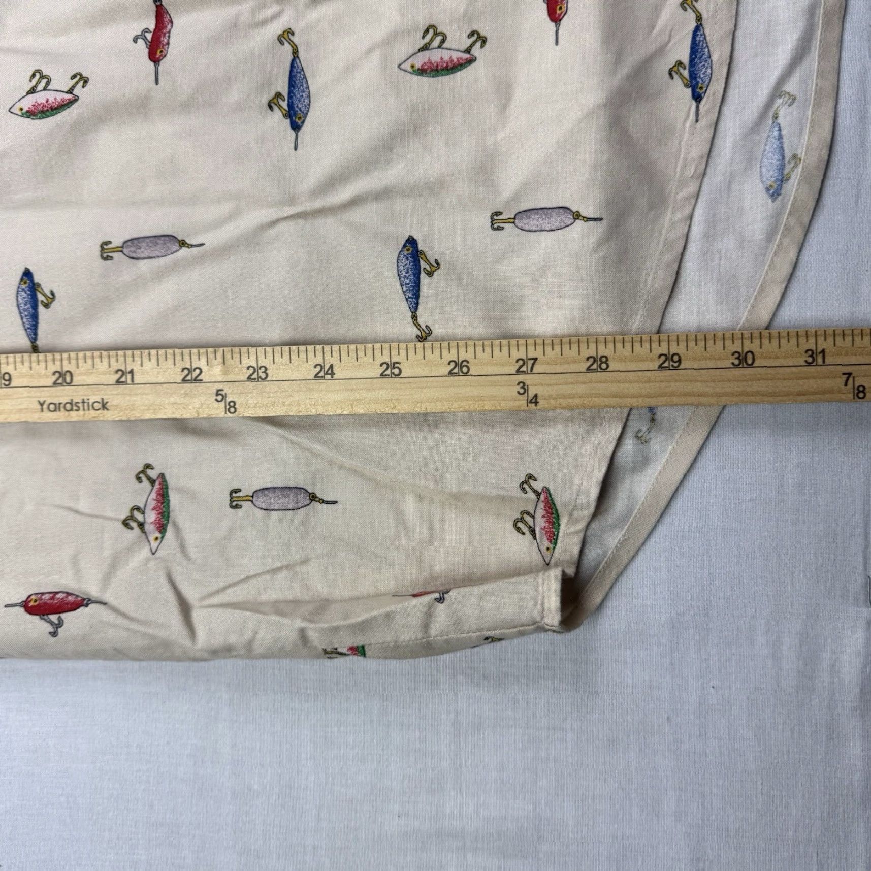 Wrangler VINTAGE Wrangler Rugged Wear Button Up Shirt Adult XL Beige Graphic Print Short Sleeve Y2K 90s Fish Outdoor Mens Size US XL / EU 56 / 4 - 6 Thumbnail
