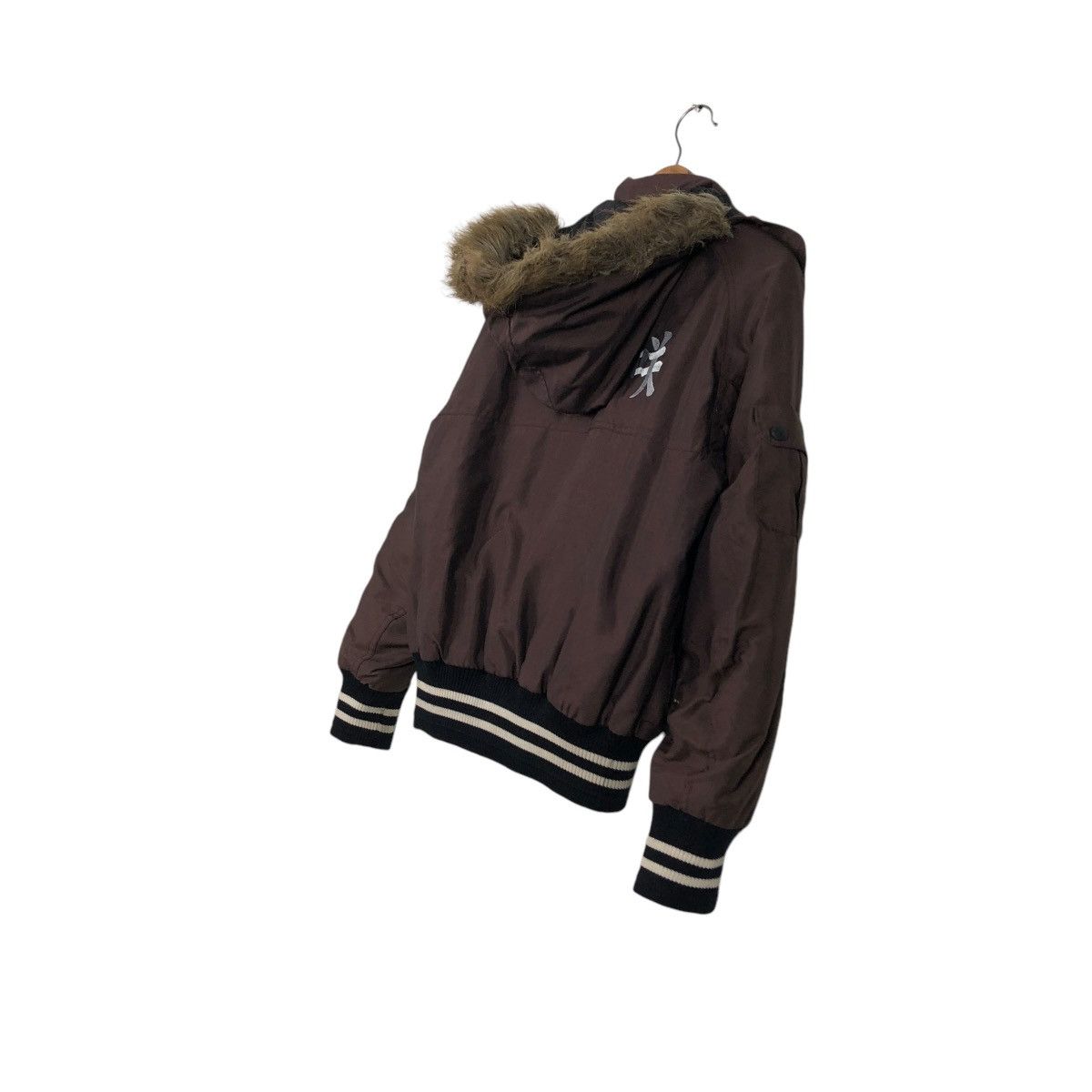 Vintage 🔥VINTAGE BIKER BOMBER JACKET FUN & FUNCTION FUR HOODIE Size US M / EU 48-50 / 2 - 13 Thumbnail