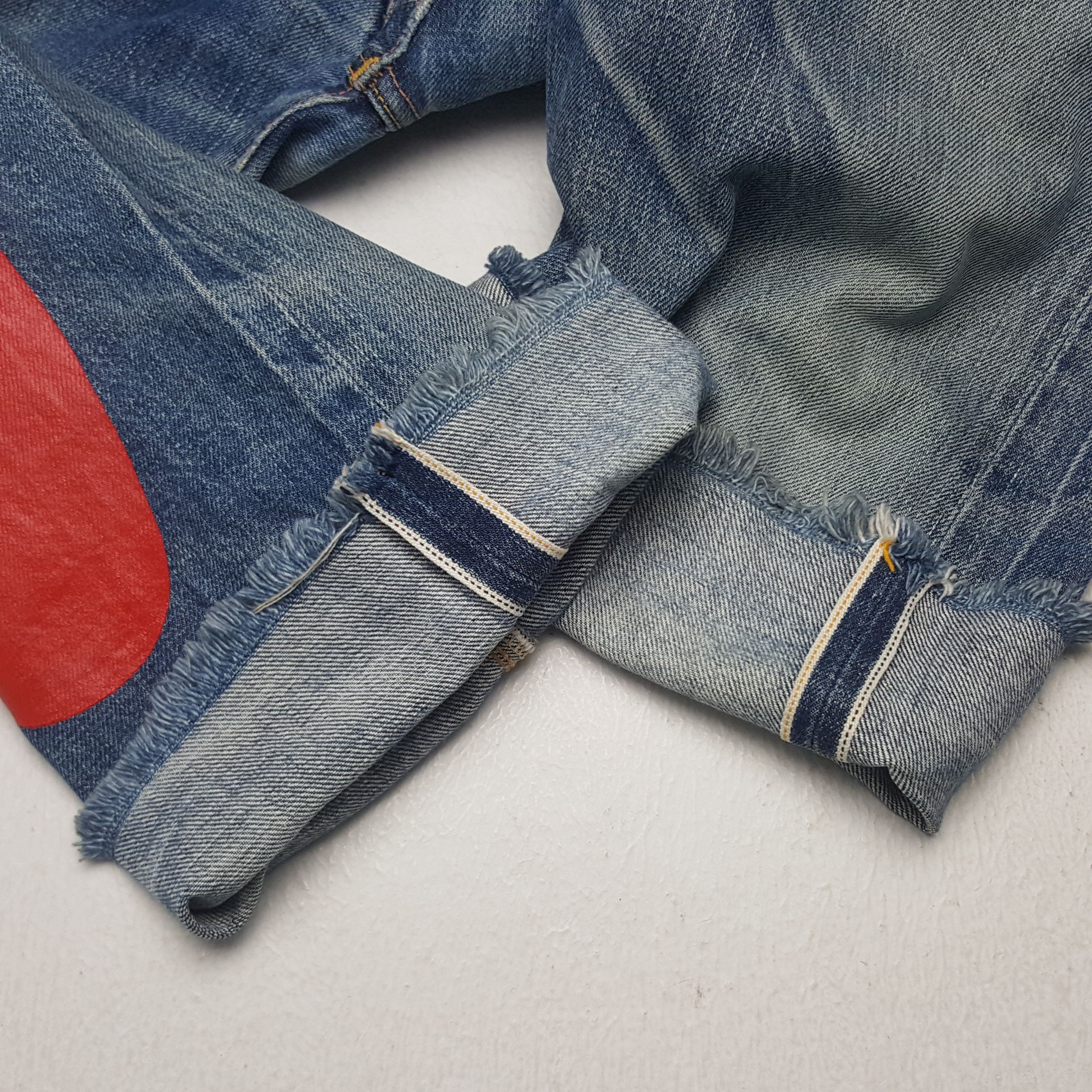 Evisu × Japanese Brand × Vintage Vintage Evis Selvedge Japanese Daicock Custom Denim Jeans Size US 26 / EU 42 - 12 Thumbnail