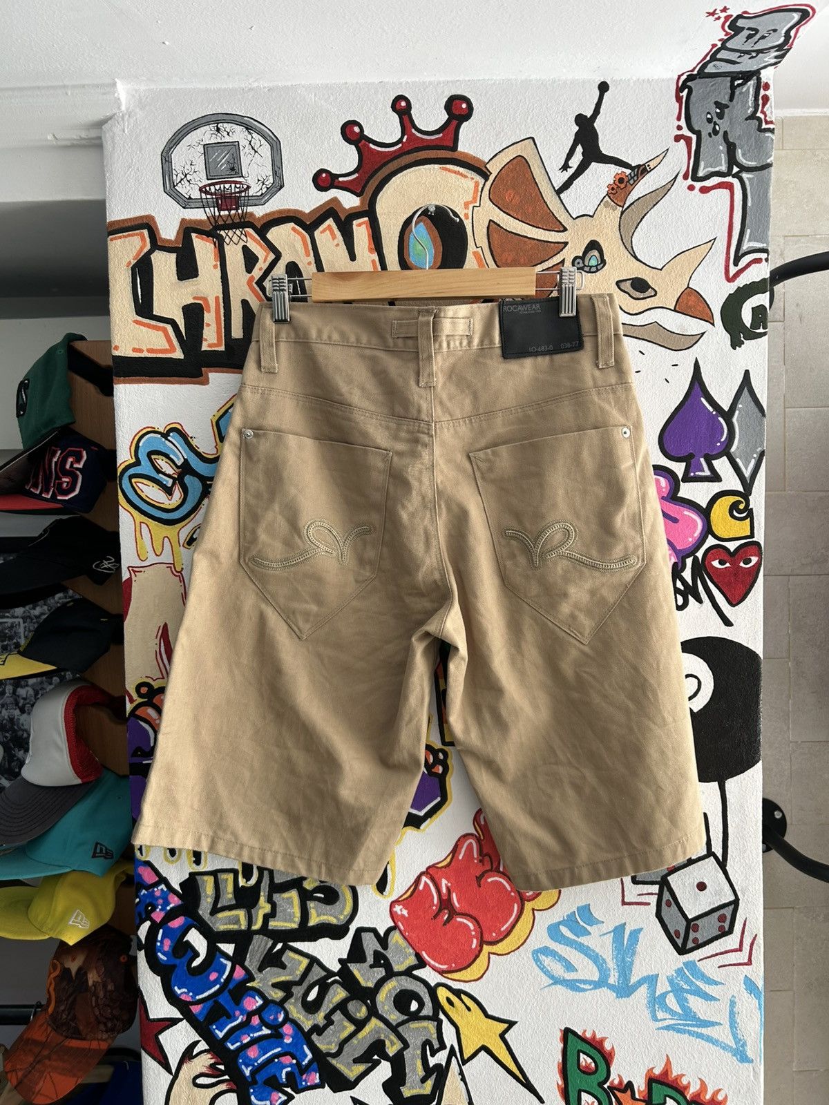 Rocawear × Vintage Rocawear Beige Jorts Size US 28 / EU 44 - 1 Thumbnail