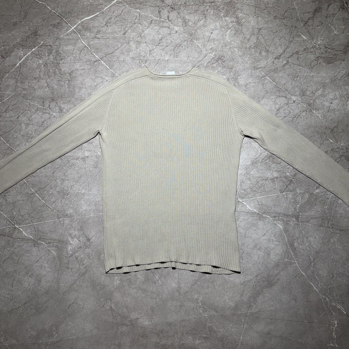 Armani Exchange Armani Ribbed Big Logo Sweater Giorgio Armani Size US L / EU 52-54 / 3 - 5 Thumbnail