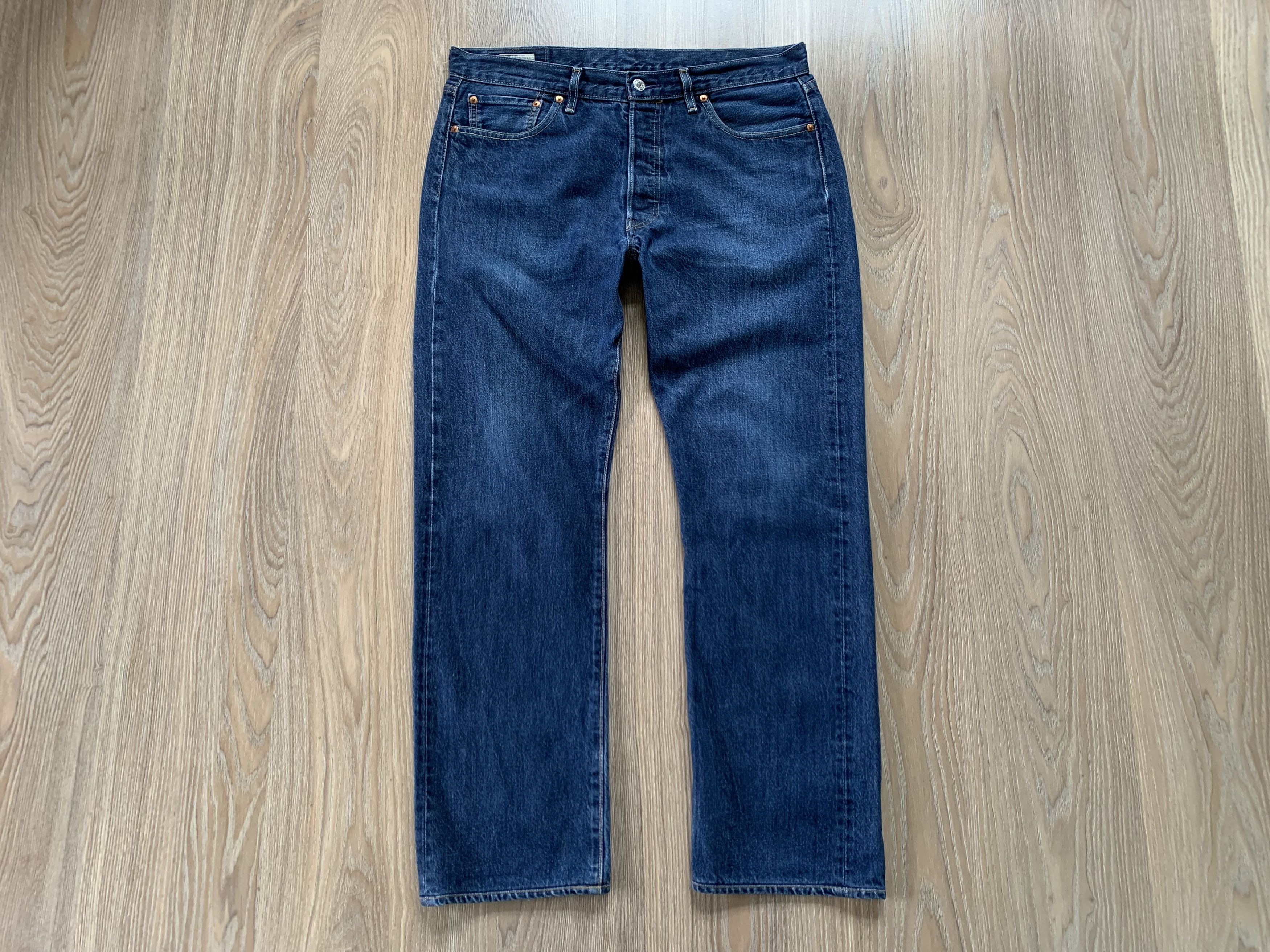 Levi's Levi's Premium 501 Stretch Jeans Size US 34 / EU 50 - 2 Thumbnail