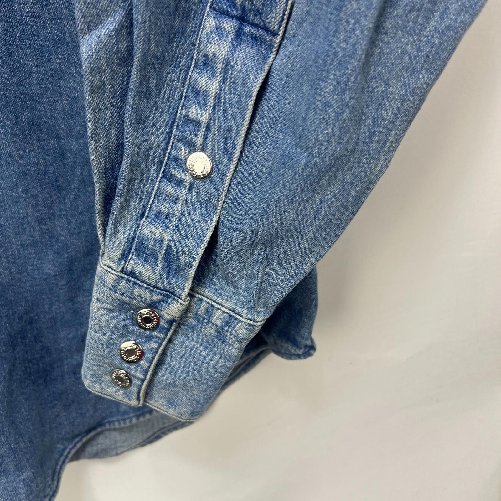 Polo Ralph Lauren Vintage Polo Ralph Lauren Country Denim Snap Button Up Shirt Size US L / EU 52-54 / 3 - 4 Thumbnail