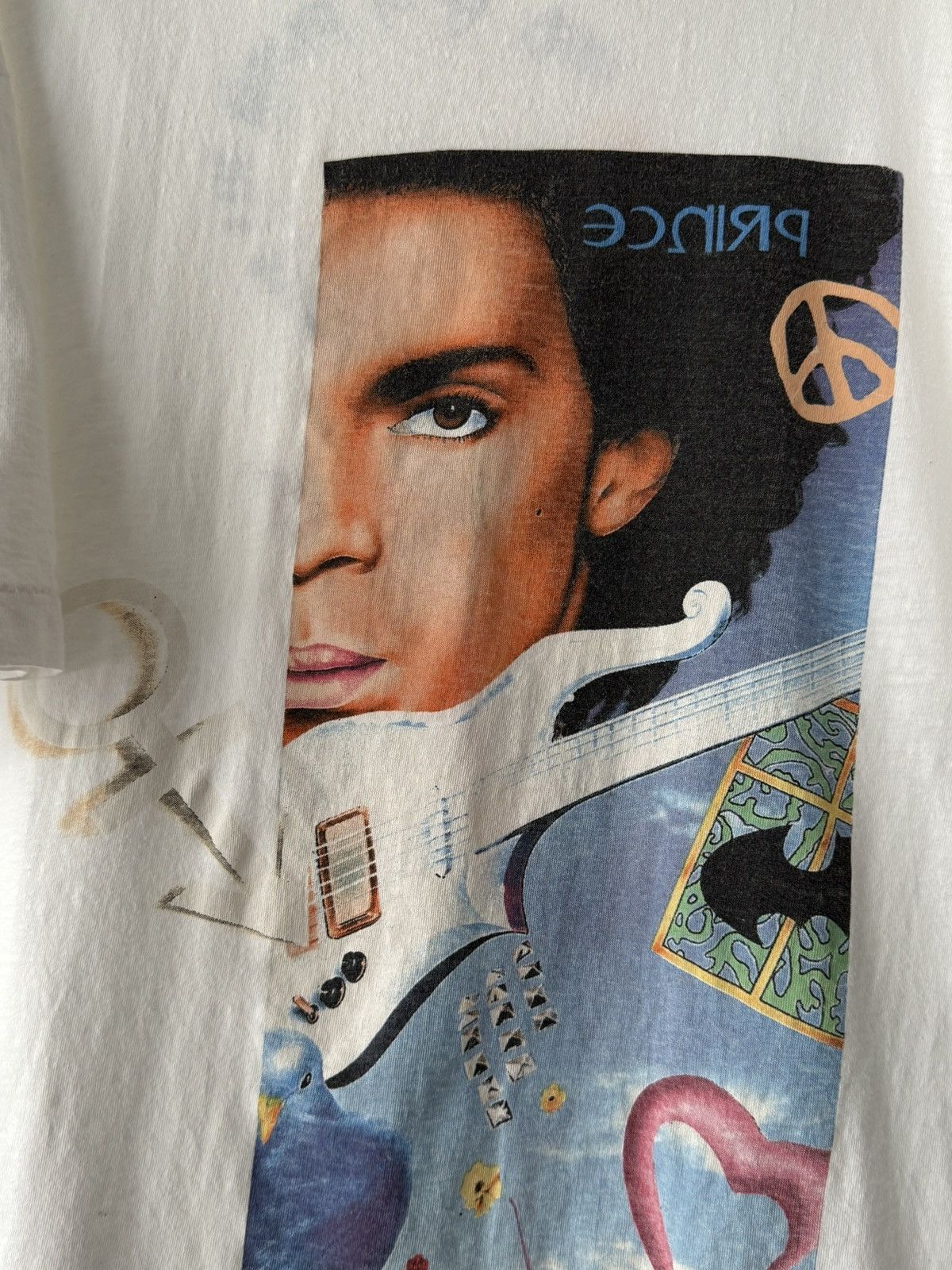 Band Tees × Vintage Vintage 1990 Prince ‘Nude Tour’ Band T-Shirt Size US XL / EU 56 / 4 - 7 Thumbnail