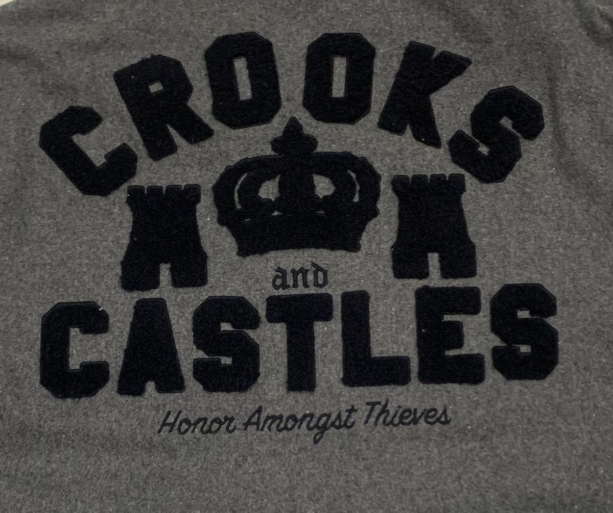 Crooks & Castles Vintage Crooks & Castles Wool Varsity Jacket Sleeve Leather Size US M / EU 48-50 / 2 - 5 Thumbnail