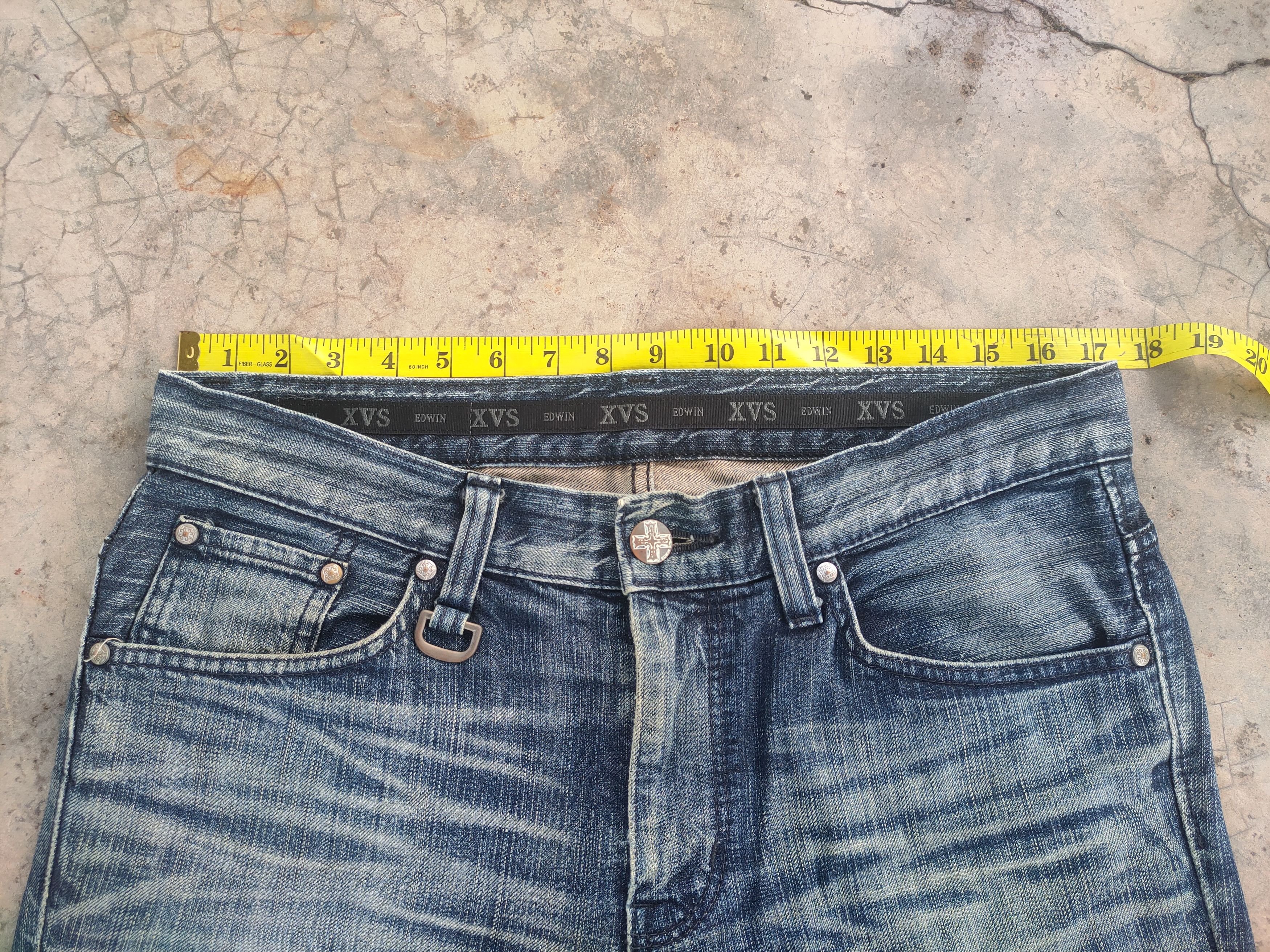 Black Label Vintage Flare japanese faded distressed jeans denim pants Size US 35 - 8 Thumbnail