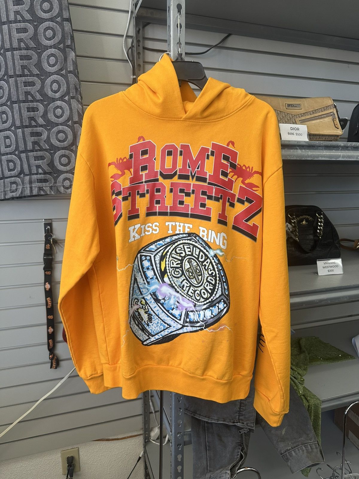 Other FASHION REBELS Rome Streetz Kiss The Ring Hoodie YELLOW Size US S / EU 44-46 / 1 - 1 Thumbnail