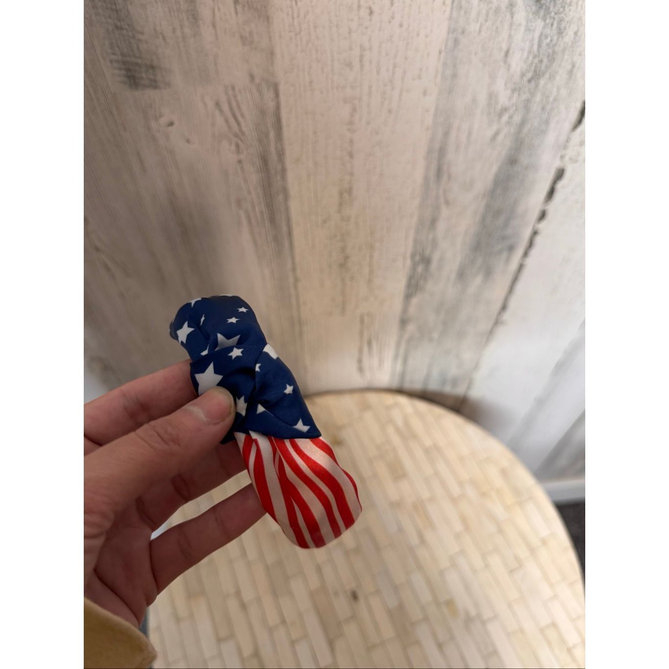 Other Patriotic Red White & Blue Twisted Headband | USA Stars & St Size ONE SIZE - 1 Thumbnail