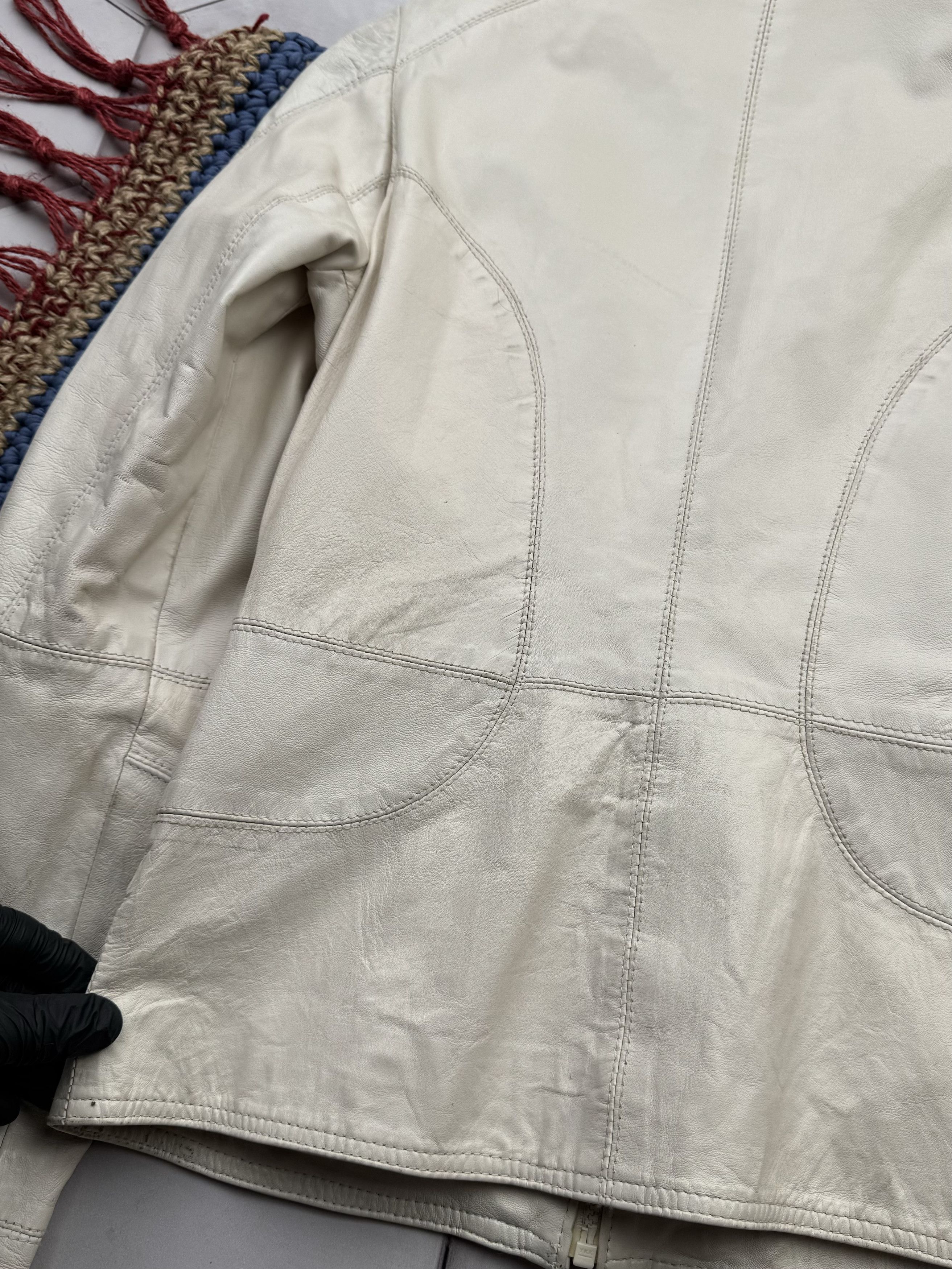 Japanese Brand Vintage Leather Jacket (E4) Size M / US 6-8 / IT 42-44 - 16 Thumbnail