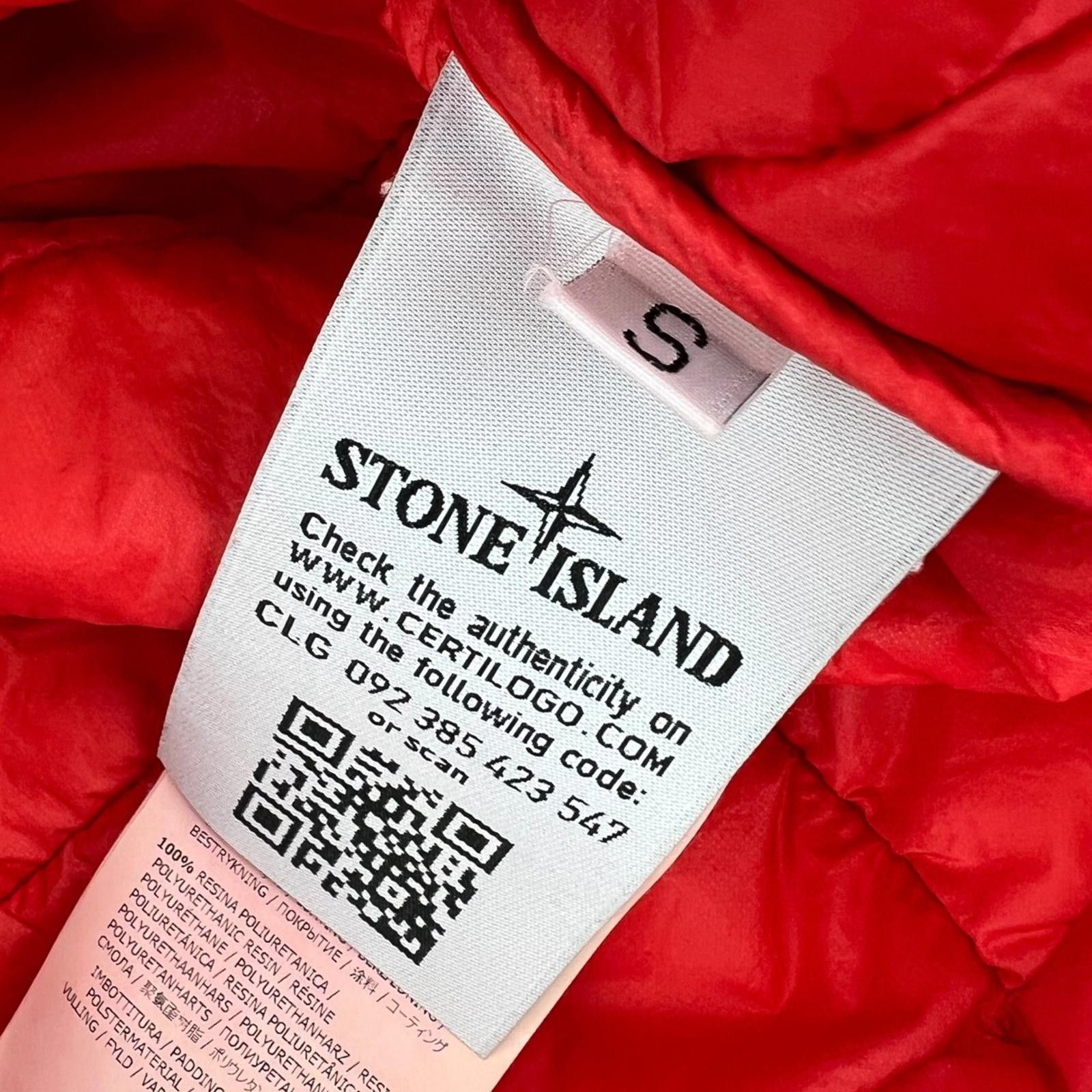 Stone Island Stone Island Red Garment Dyed Gilet Size US S / EU 44-46 / 1 - 4 Thumbnail