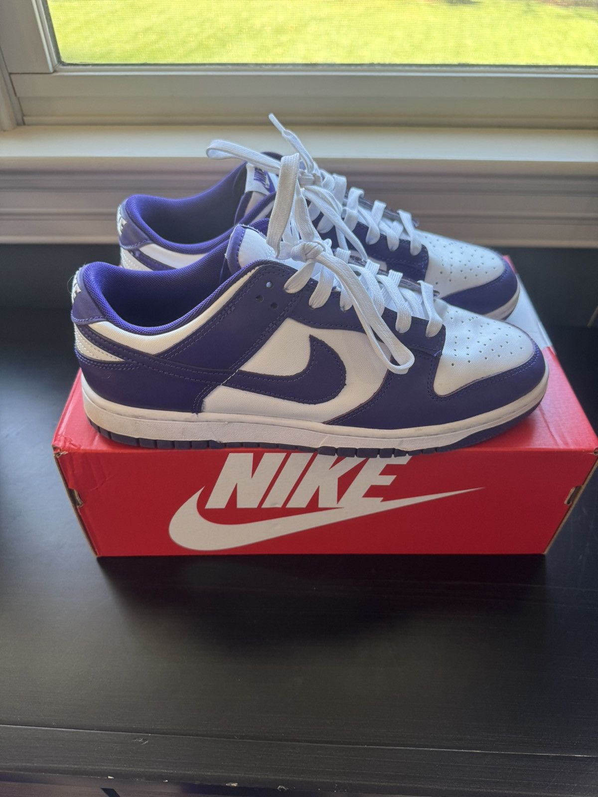 Nike Nike dunk low Court Purple Size US 10 / EU 43 - 4 Thumbnail