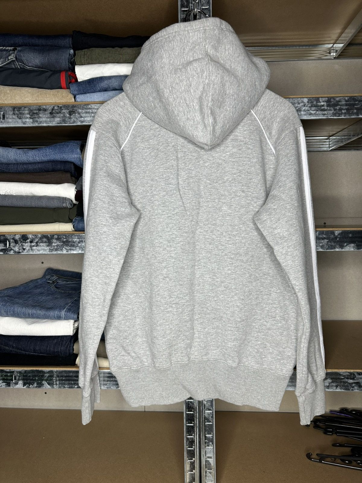 Adidas Adidas Boxing Club Hoodie Grey Embroidered Logo M Sweatshirt Size US M / EU 48-50 / 2 - 2 Thumbnail