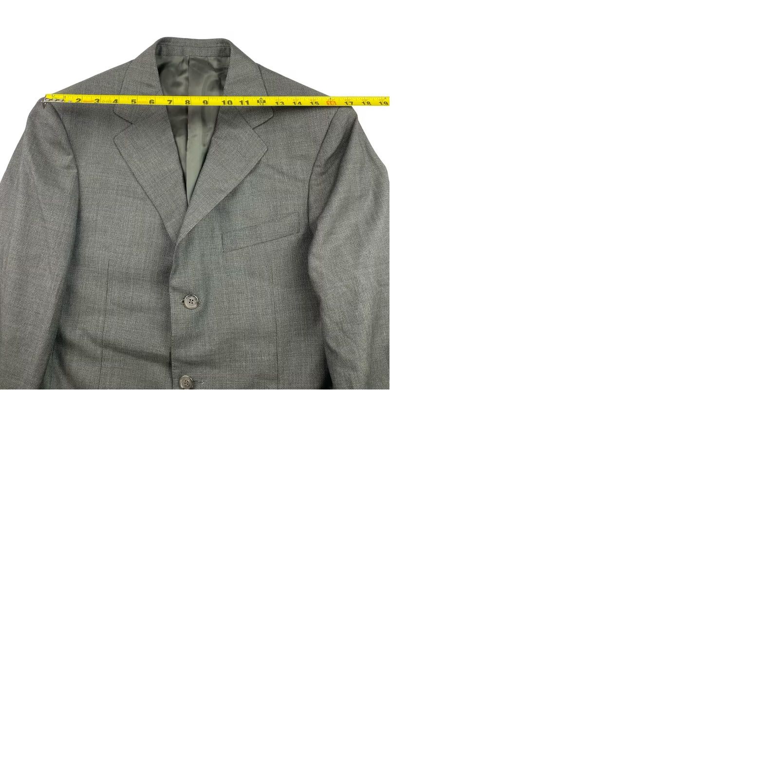 Ermenegildo Zegna Ermenegildo Zegna Blazer Shirt? 3-Button Front Green 100% Wool 40R US Mens Blazer Dress Coat Jacket Vintage No Size 40R - 9 Thumbnail