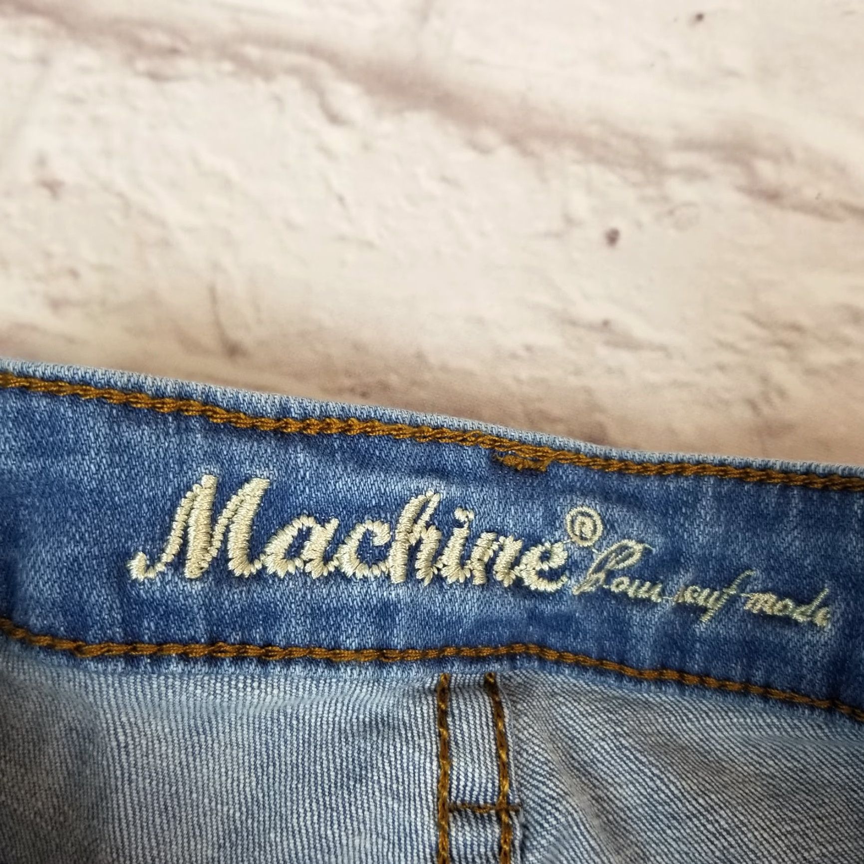 Toy Machine Machine Jeans Juniors Size 1 / 26 Distressed Stretch Jeggings Denim Blue 5-Pocket Slim Fit Womens Jeans Size 25" / US 0 / IT 36 - 5 Thumbnail