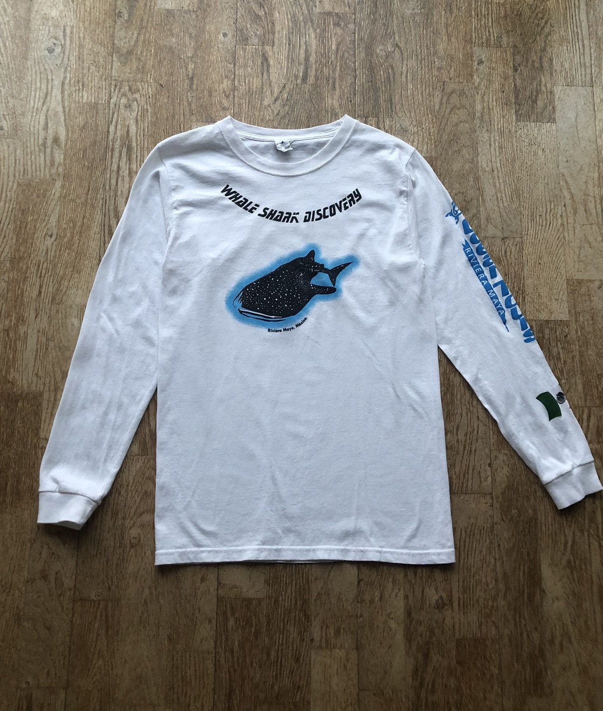 Vintage RARE MEXICO WHALE DISCOVERY OCEAN TEE SHIRT Size US S / EU 44-46 / 1 - 1 Thumbnail