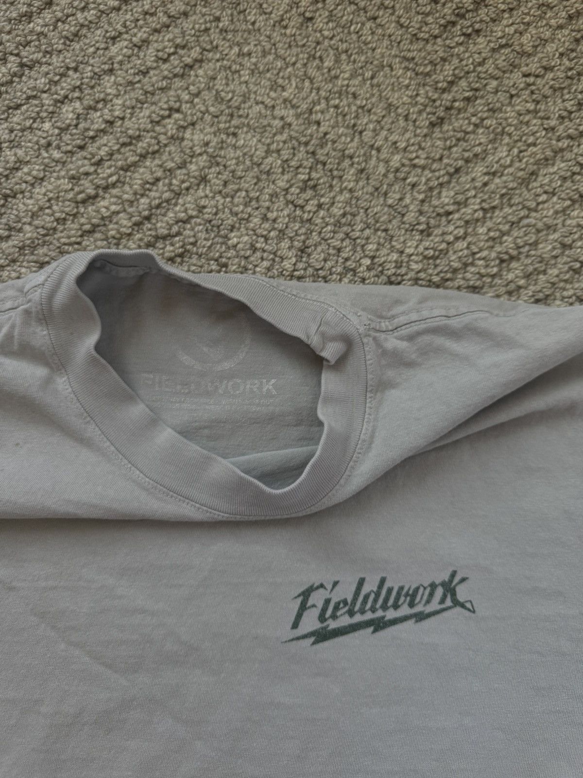 Vintage Fieldwork Workwear Tee Size US L / EU 52-54 / 3 - 3 Thumbnail