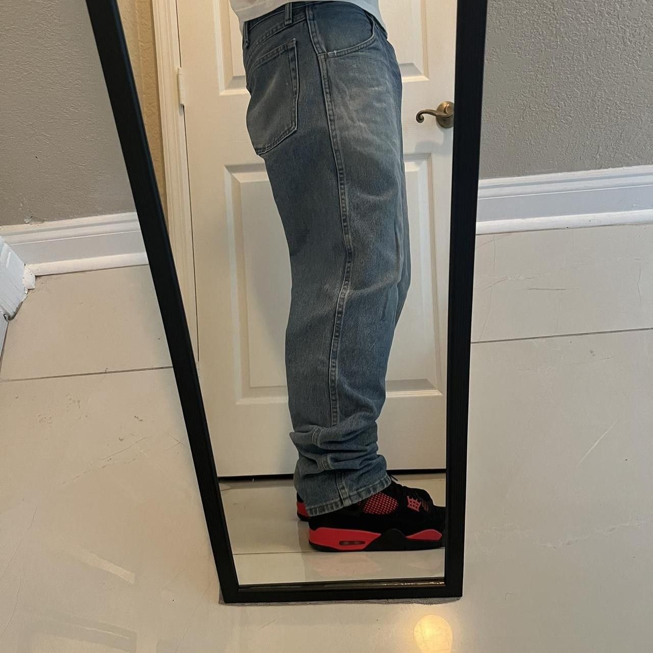 Vintage Vintage Y2K/2000s Baggy Light Wash Skater Style Essential Denim Jeans! Size US 36 / EU 52 - 2 Thumbnail
